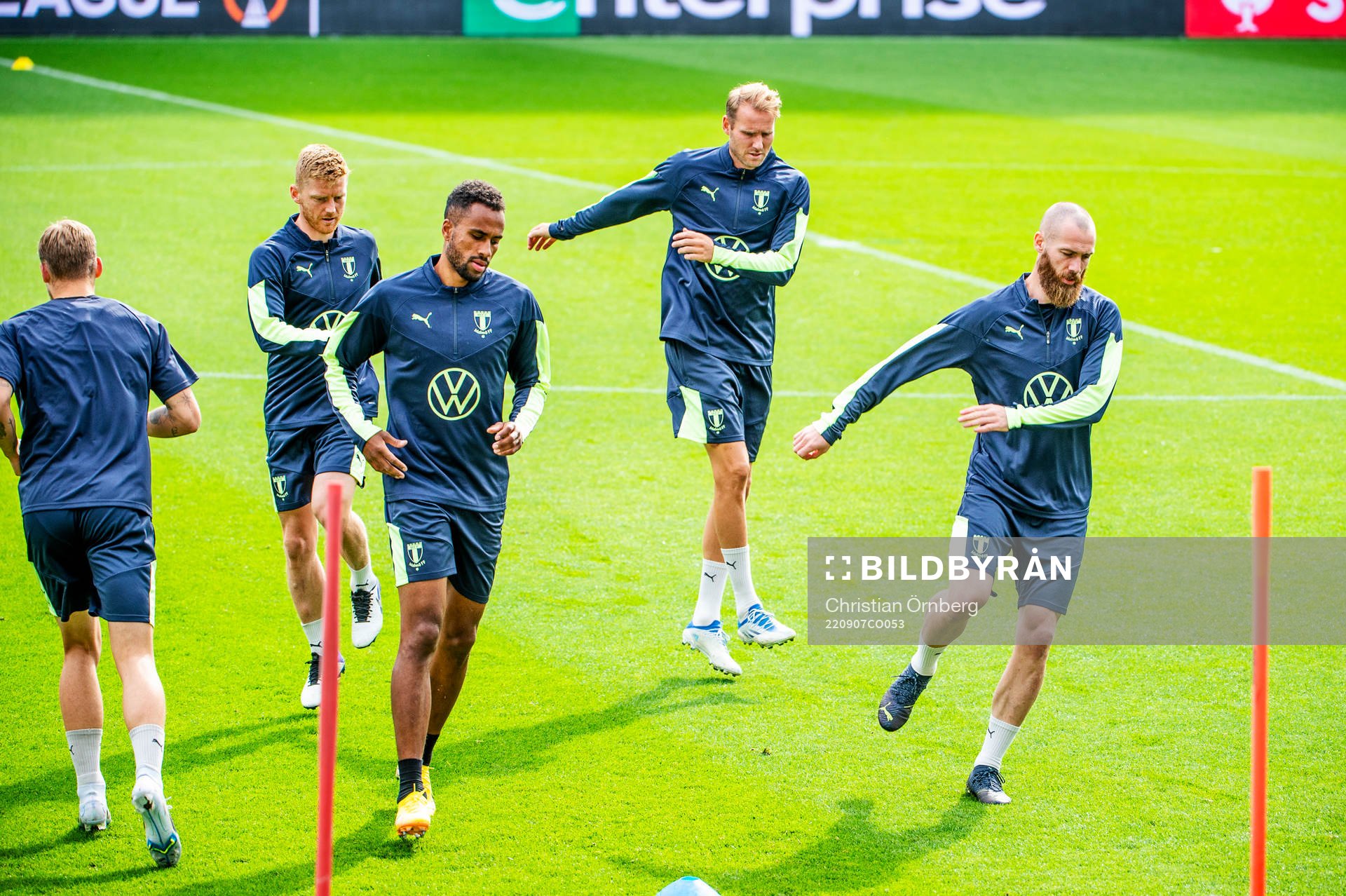 Anders Christiansen, Isaac Kiese Thelin, Ola Toivonen and