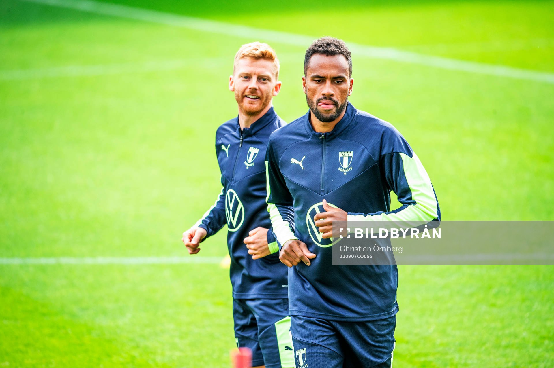 Anders Christiansen and Isaac Kiese Thelin