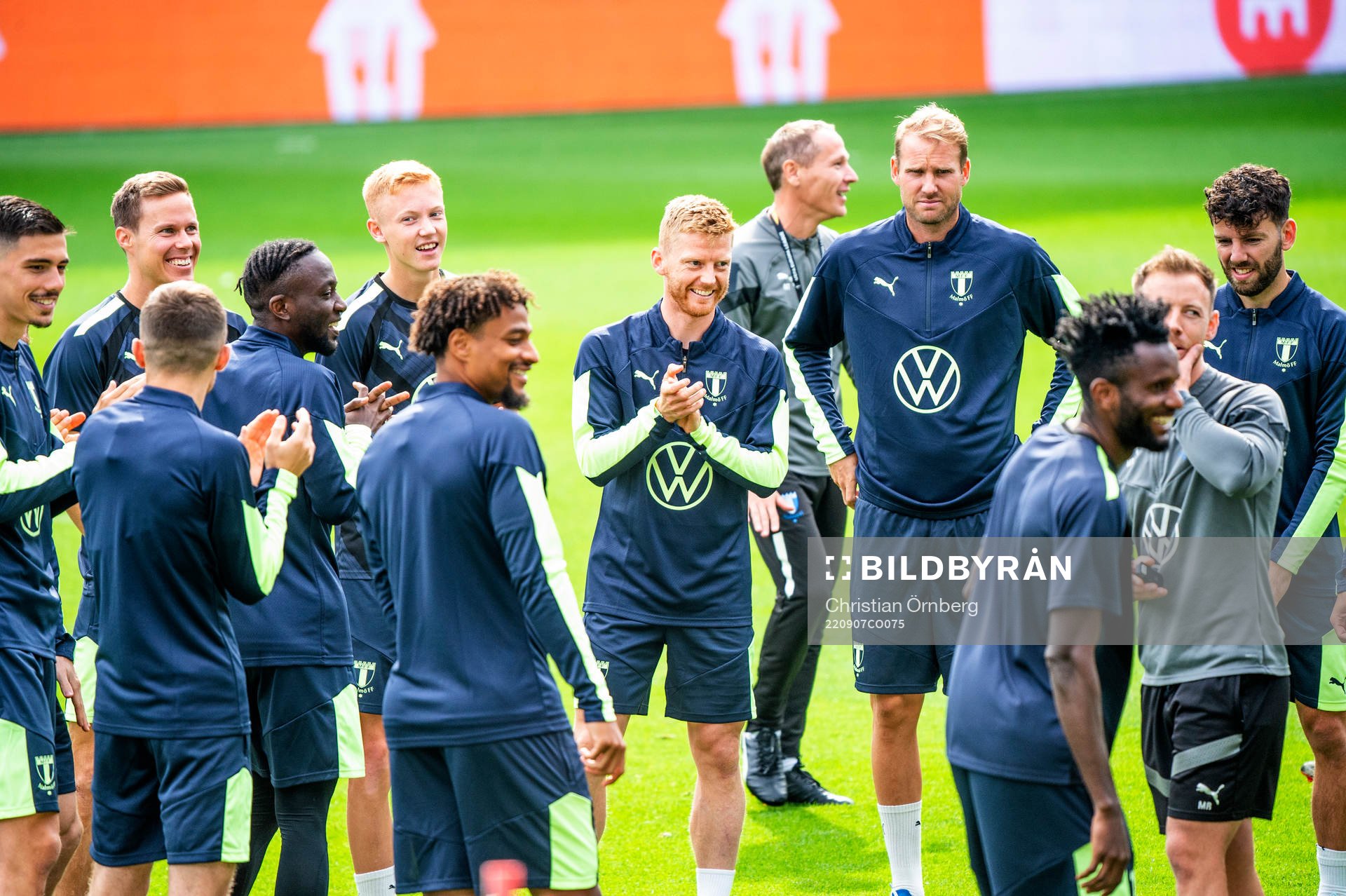 Anders Christiansen and the team