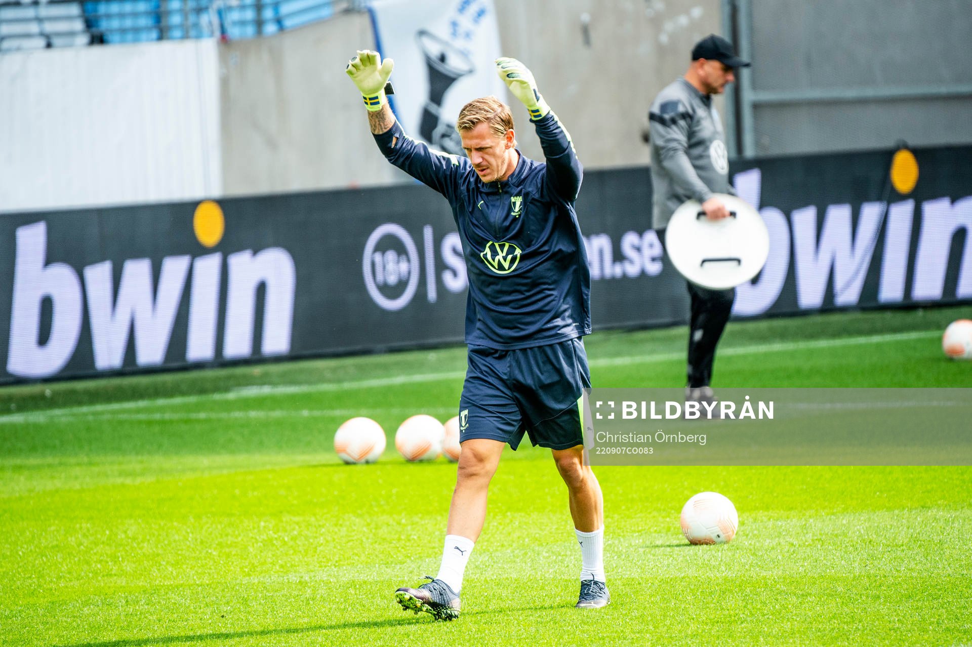 Goalkeeper Johan Dahlin