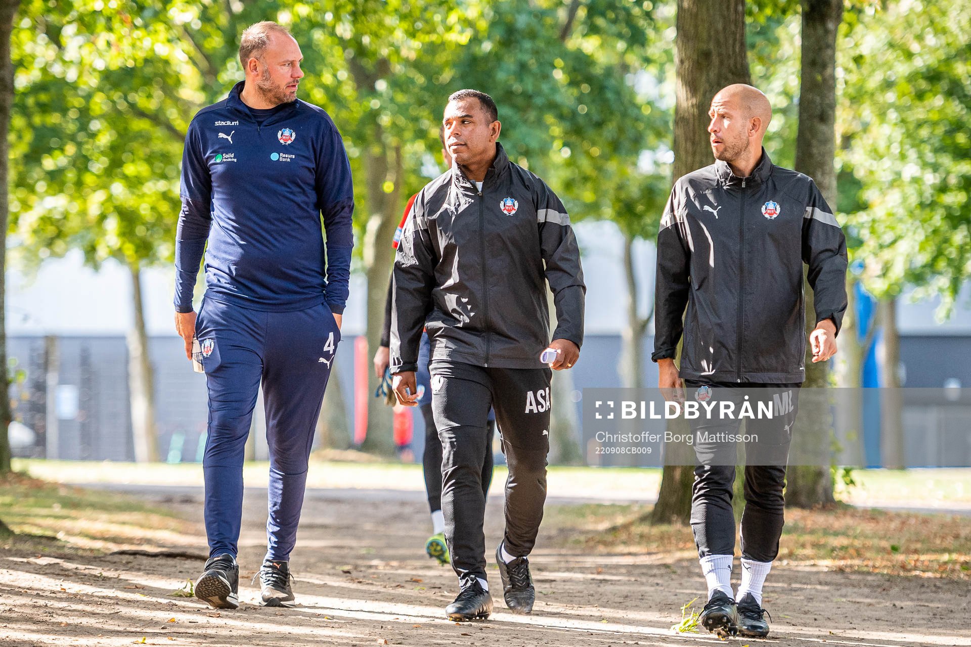 Sportchef Andreas Granqvist, tränare Alvaro Santos och