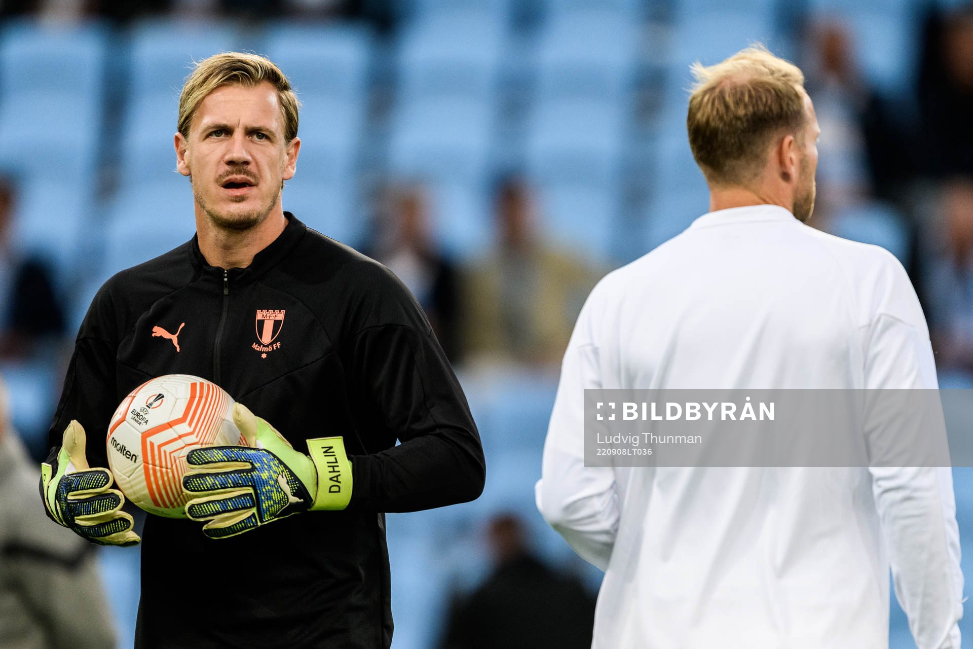 goalkeeper Johan Dahlin of Malmö FF