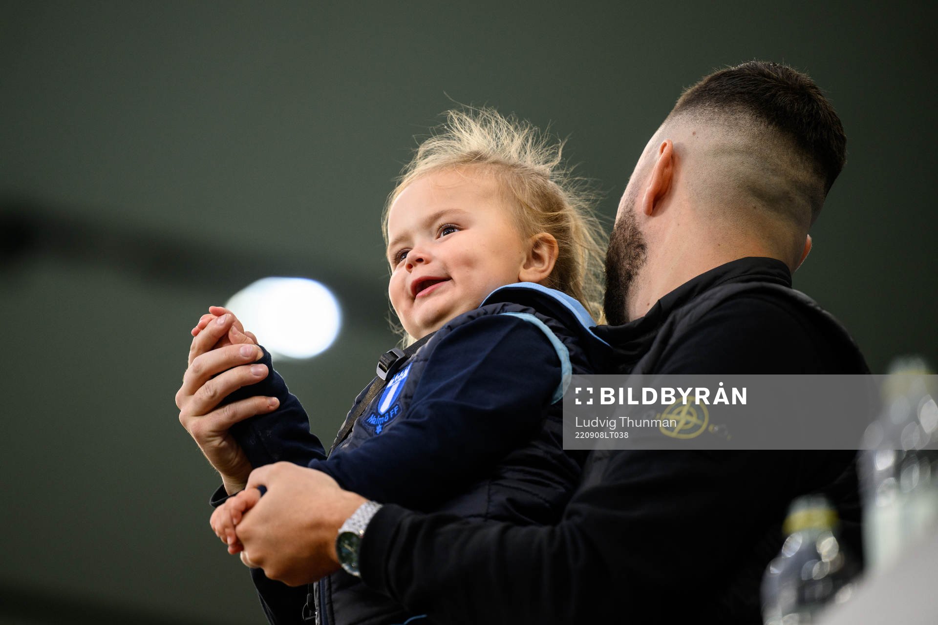 A young supporter of Malmö FF