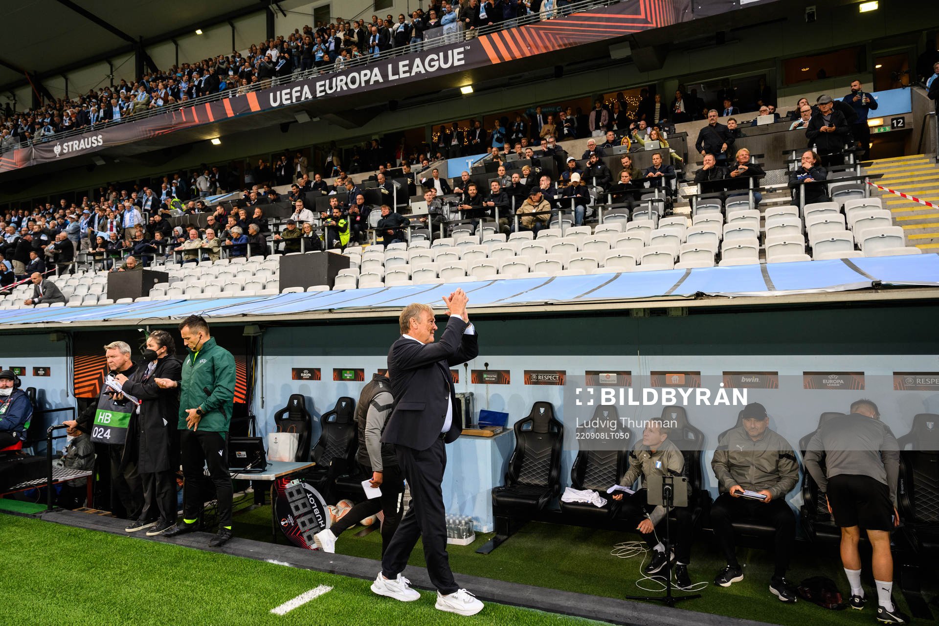 Head coach Åge Hareide of Malmö FF