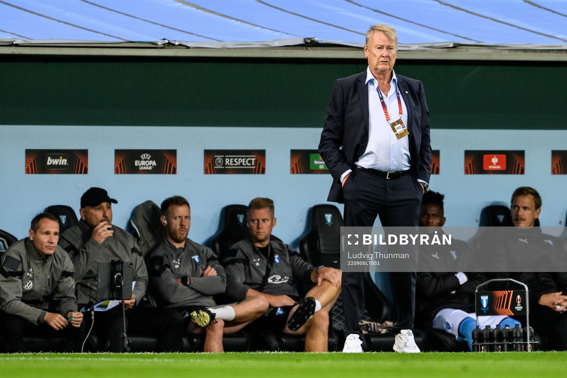 Head coach Åge Hareide of Malmö FF