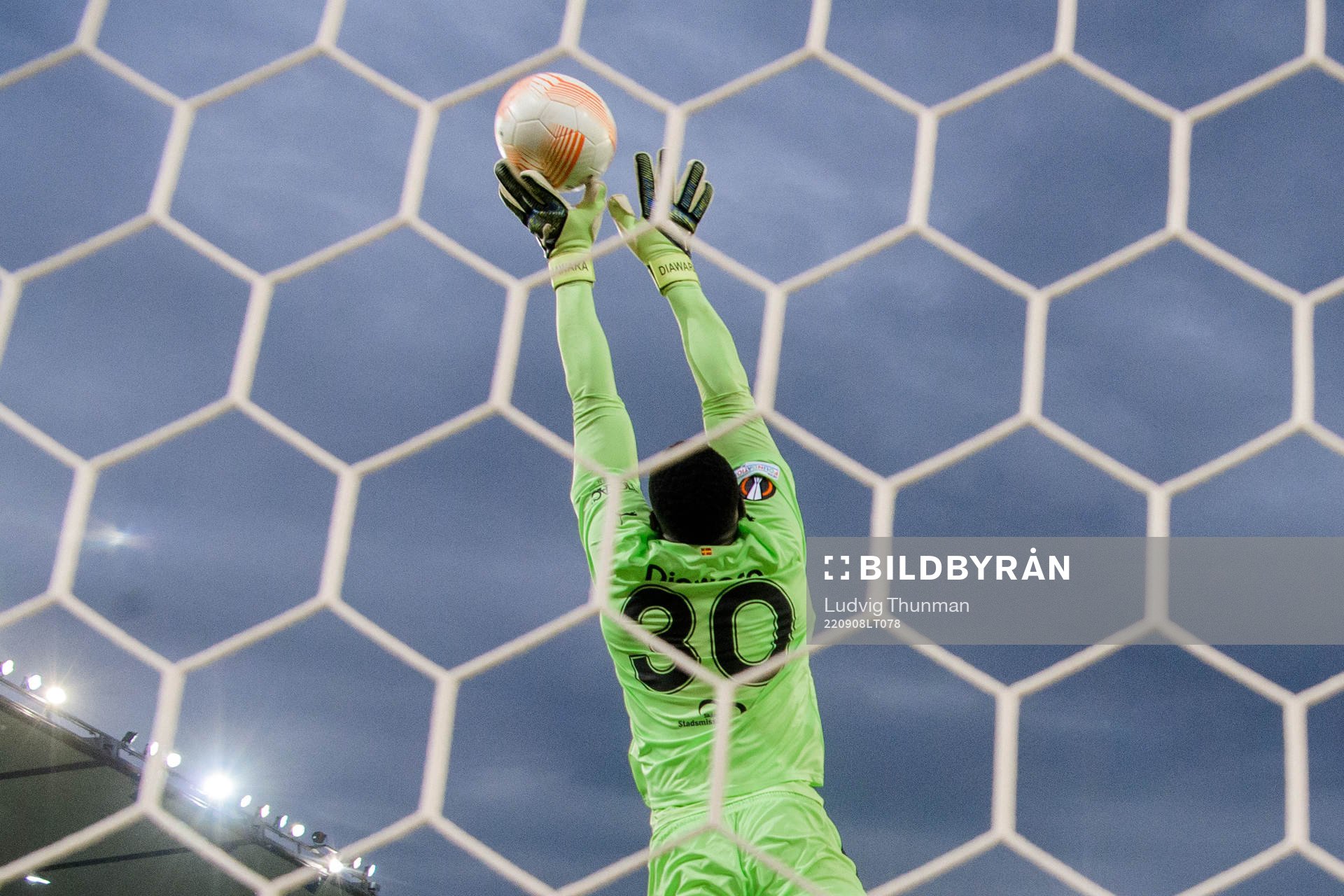 goalkeeper Ismael Diawara of Malmö FF