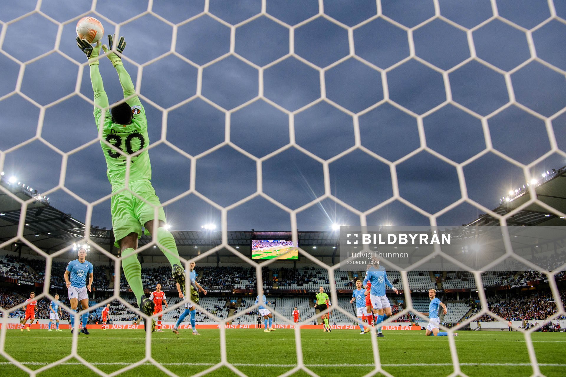 goalkeeper Ismael Diawara of Malmö FF