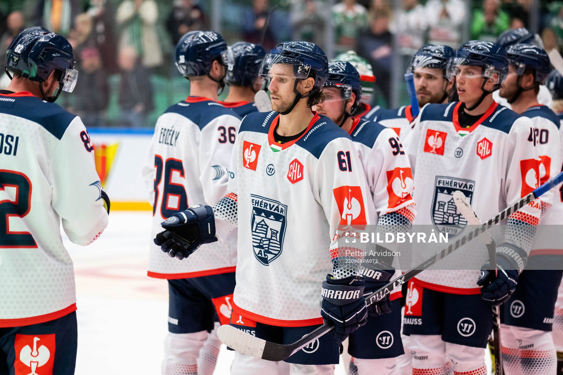 Brett Findlay of Fehervar looks dejected