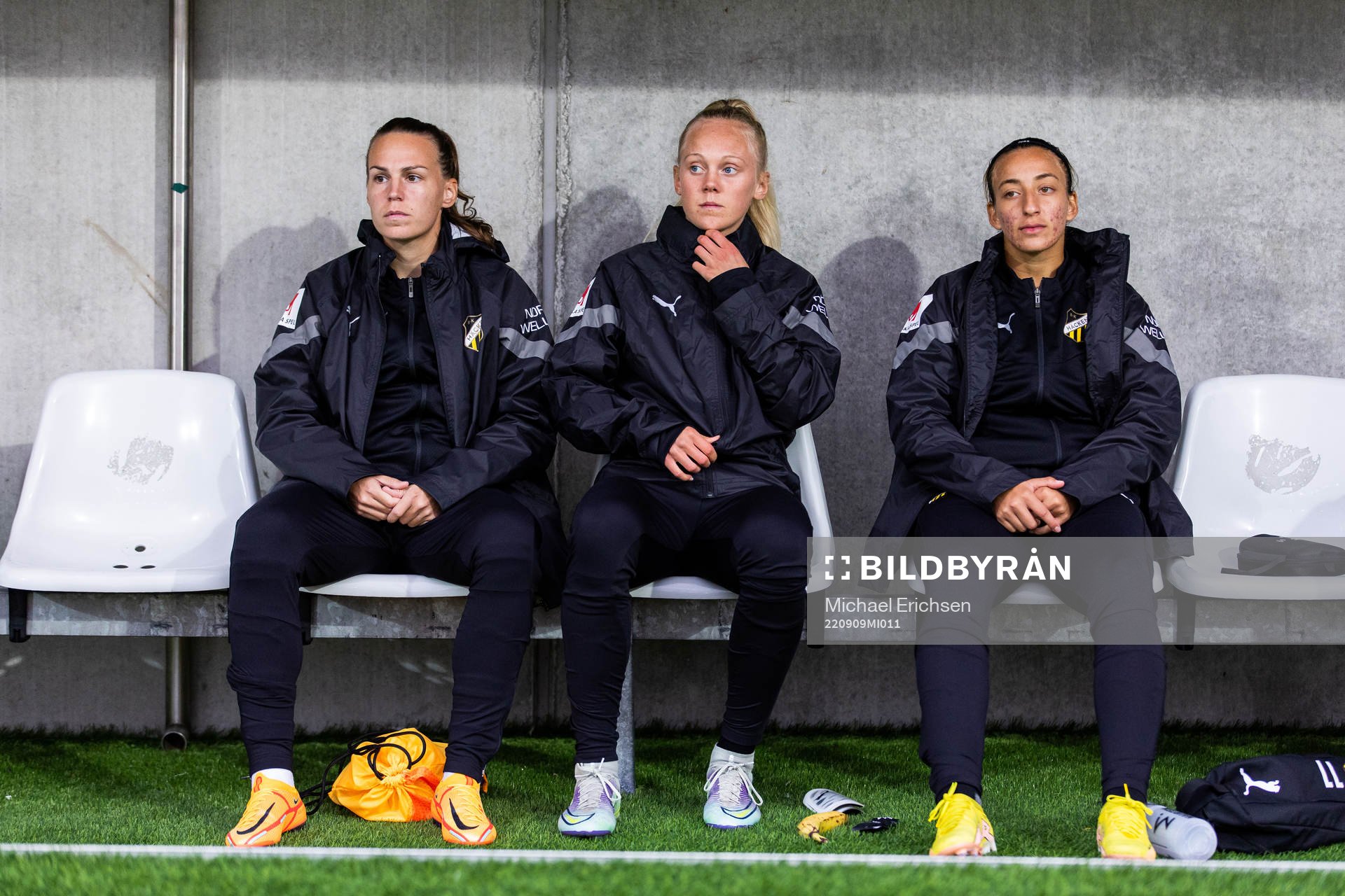 Häckens Dora Zeller, Molly Johansson och Rusul Rosa Kafaji