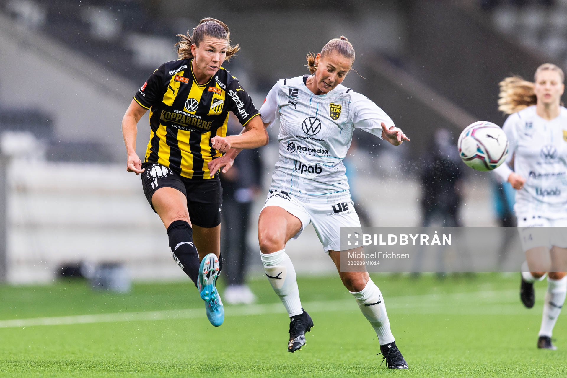 Häckens Pauline Hammarlund och Umeås Olivia Holm