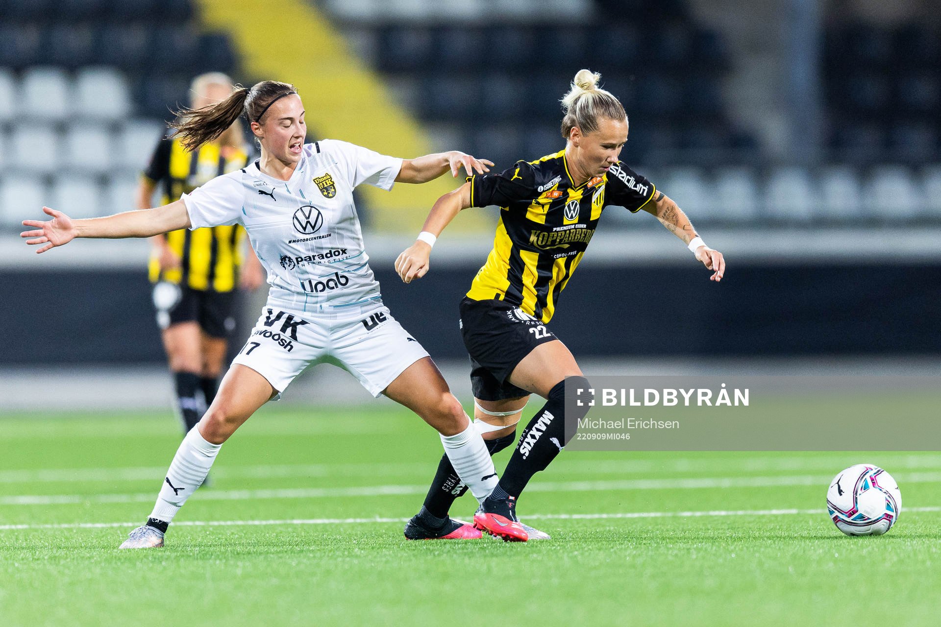 Umeås Vilma Koivisto och Häckens Marika Bergman Lundin
