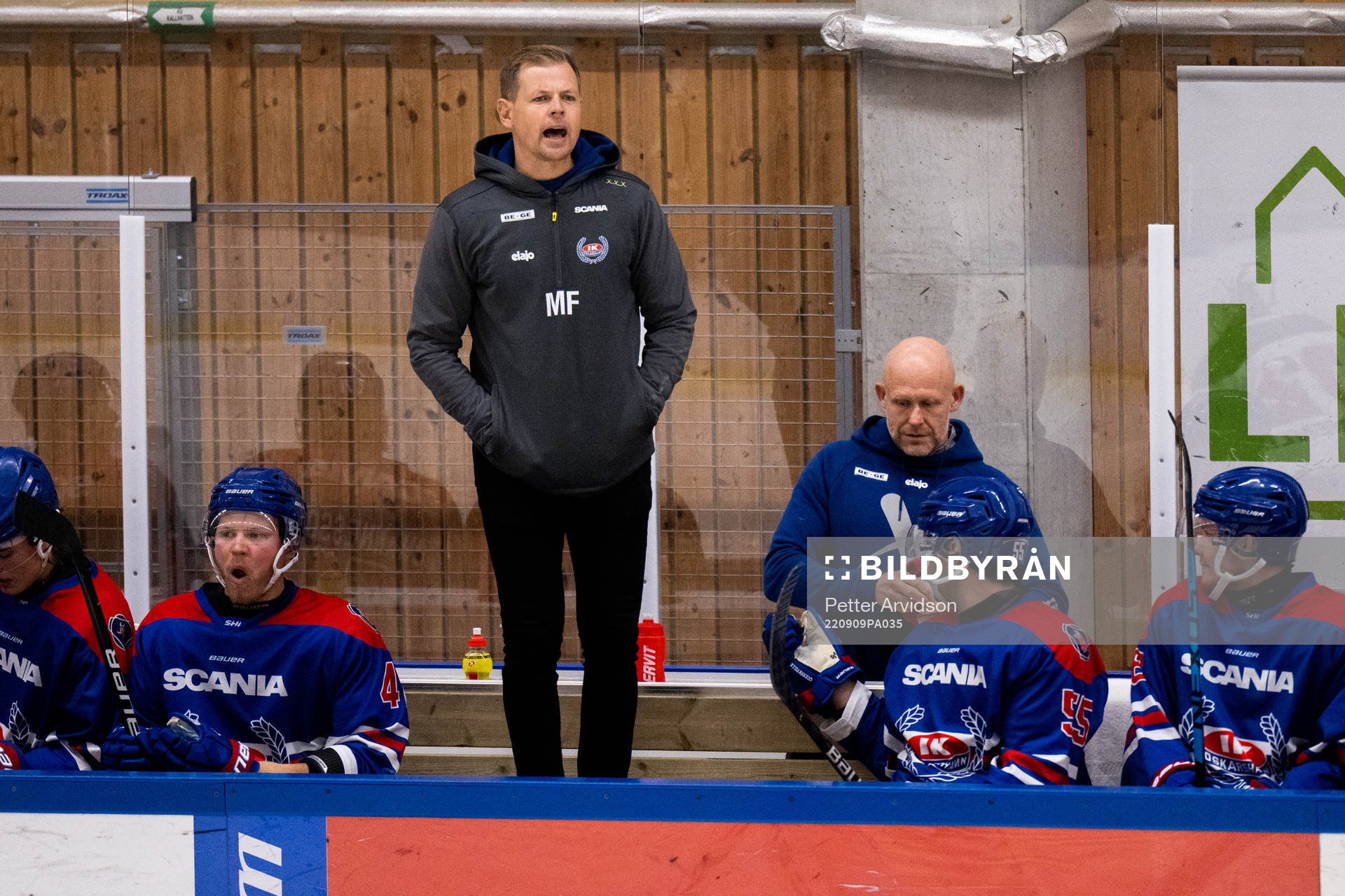 Oskarshamns tränare Martin Filander