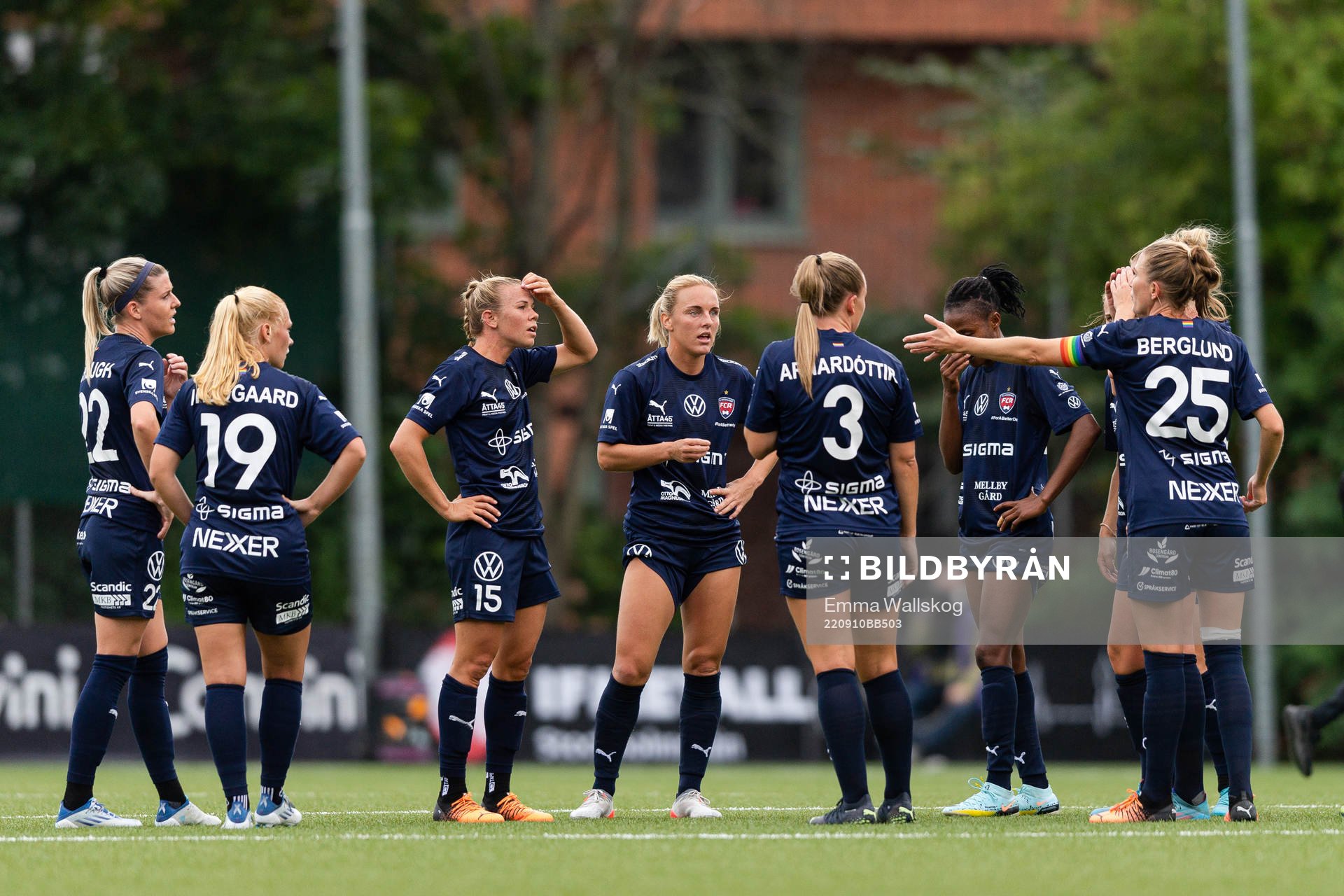 FC Rosengårds spelare deppar