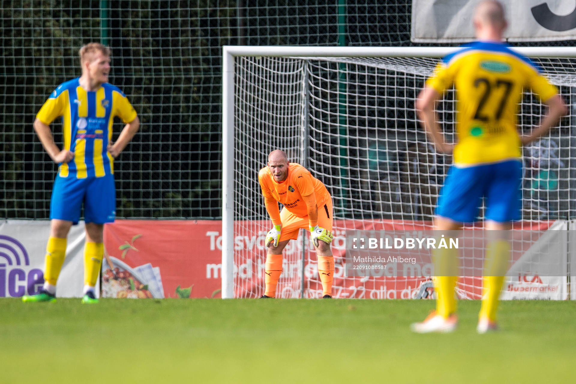 Eskilsminnes målvakt Hampus Nilsson deppar