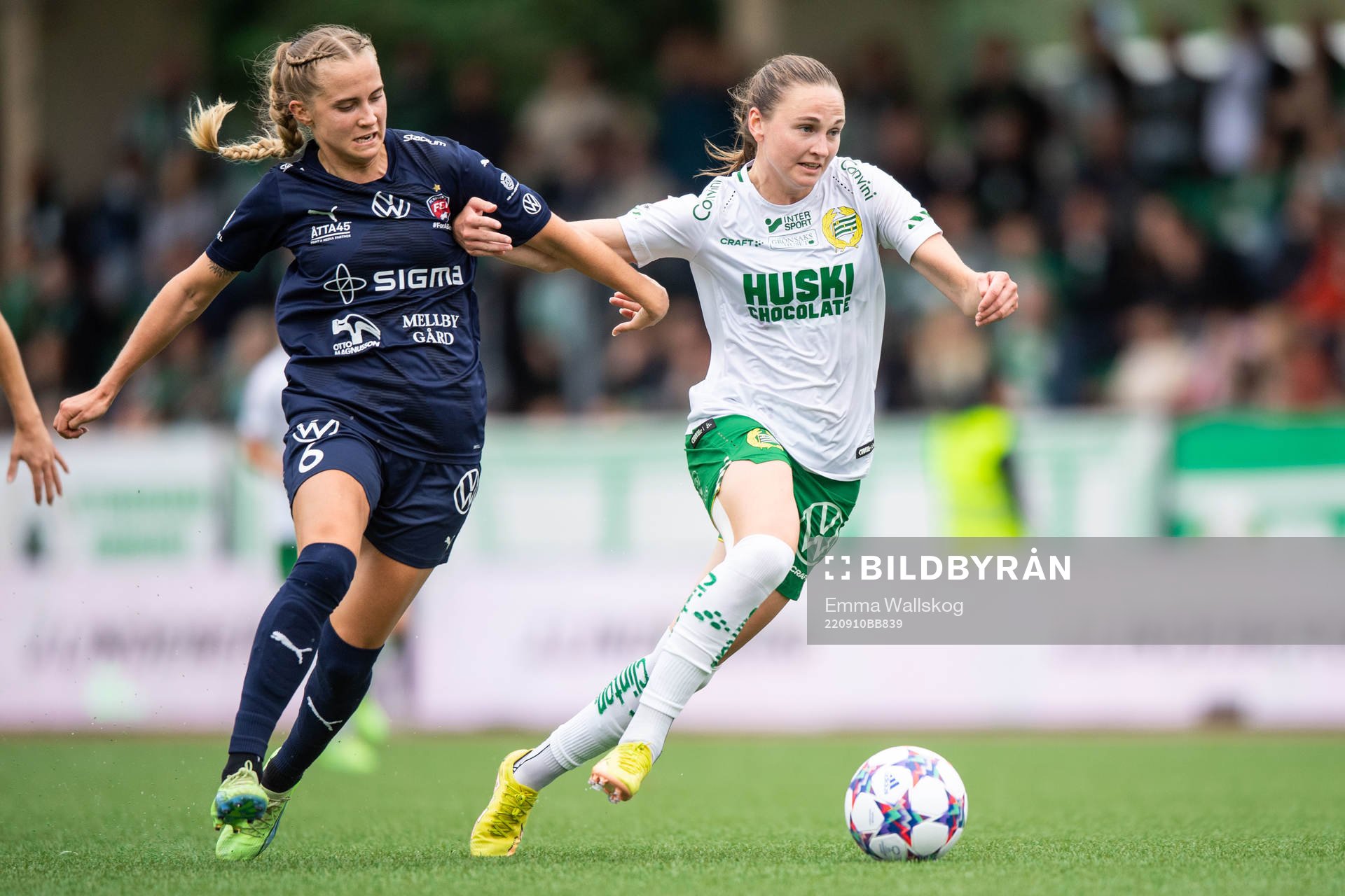 FC Rosengårds Ria Noora Minerva Öling och Hammarbys Vilde