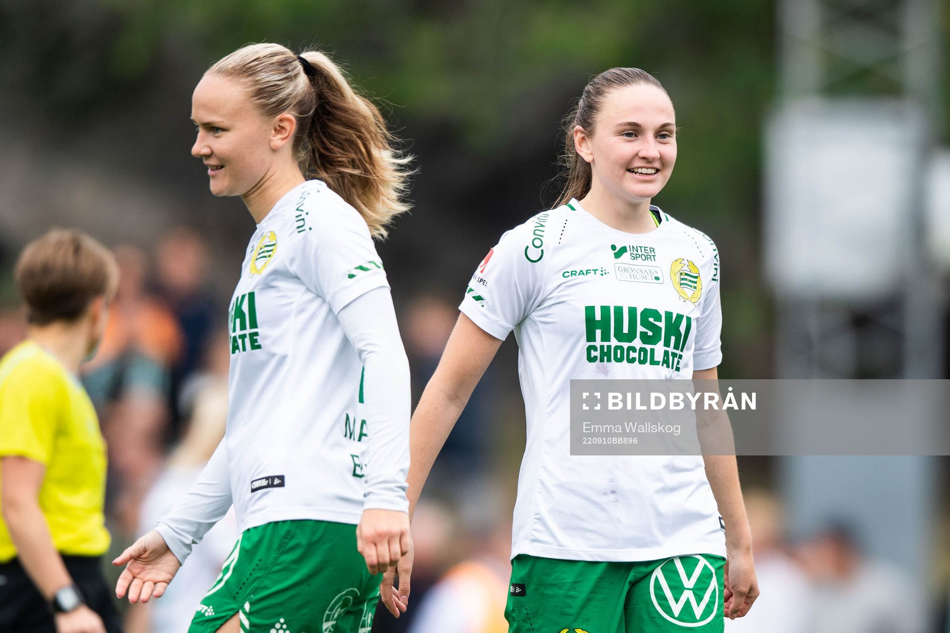 Hammarbys Matilda Vinberg och Vilde Hasund jublar