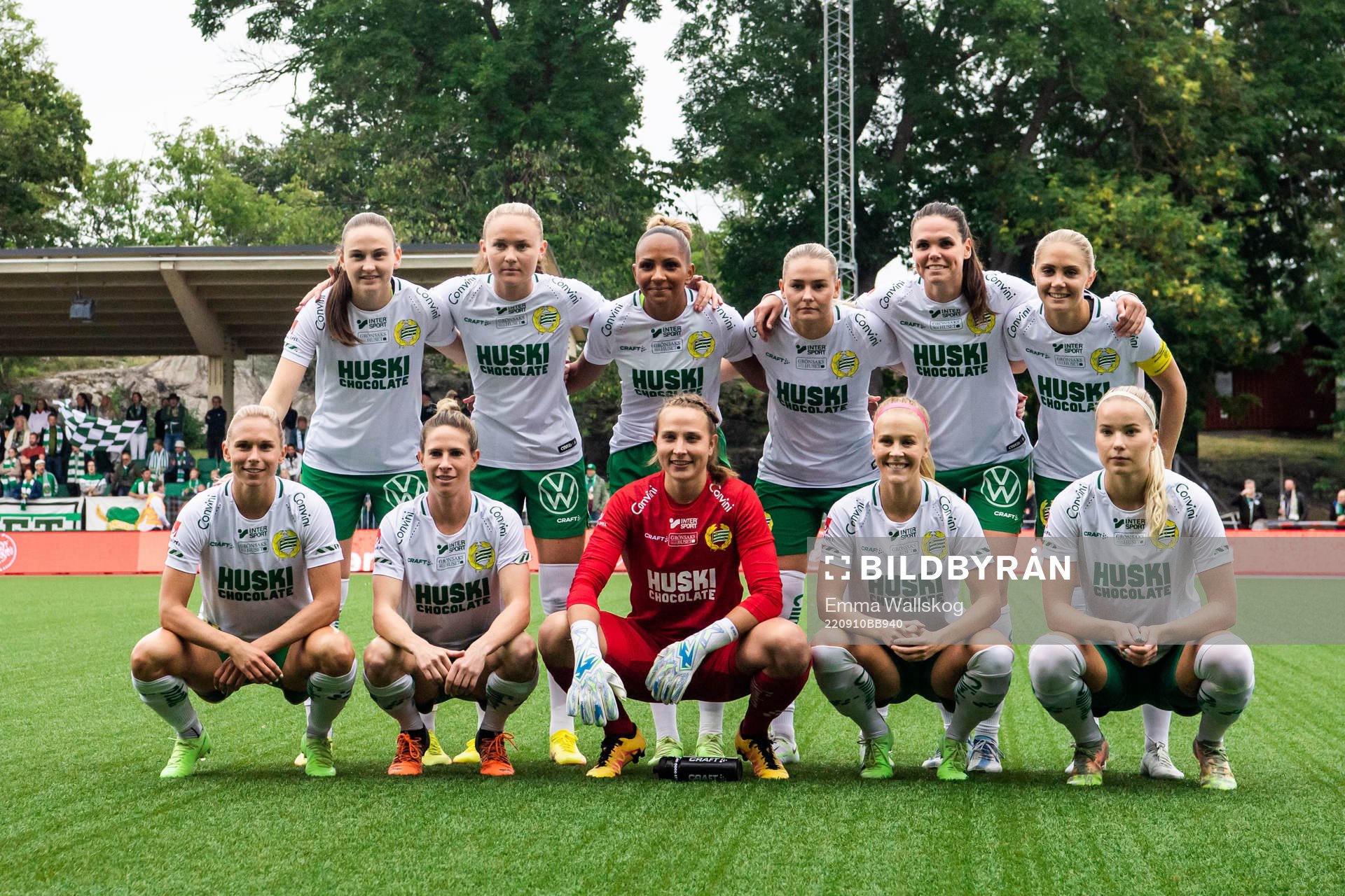 Hammarbys Vilde Hasund, Matilda Vinberg, Madelen Janogy,