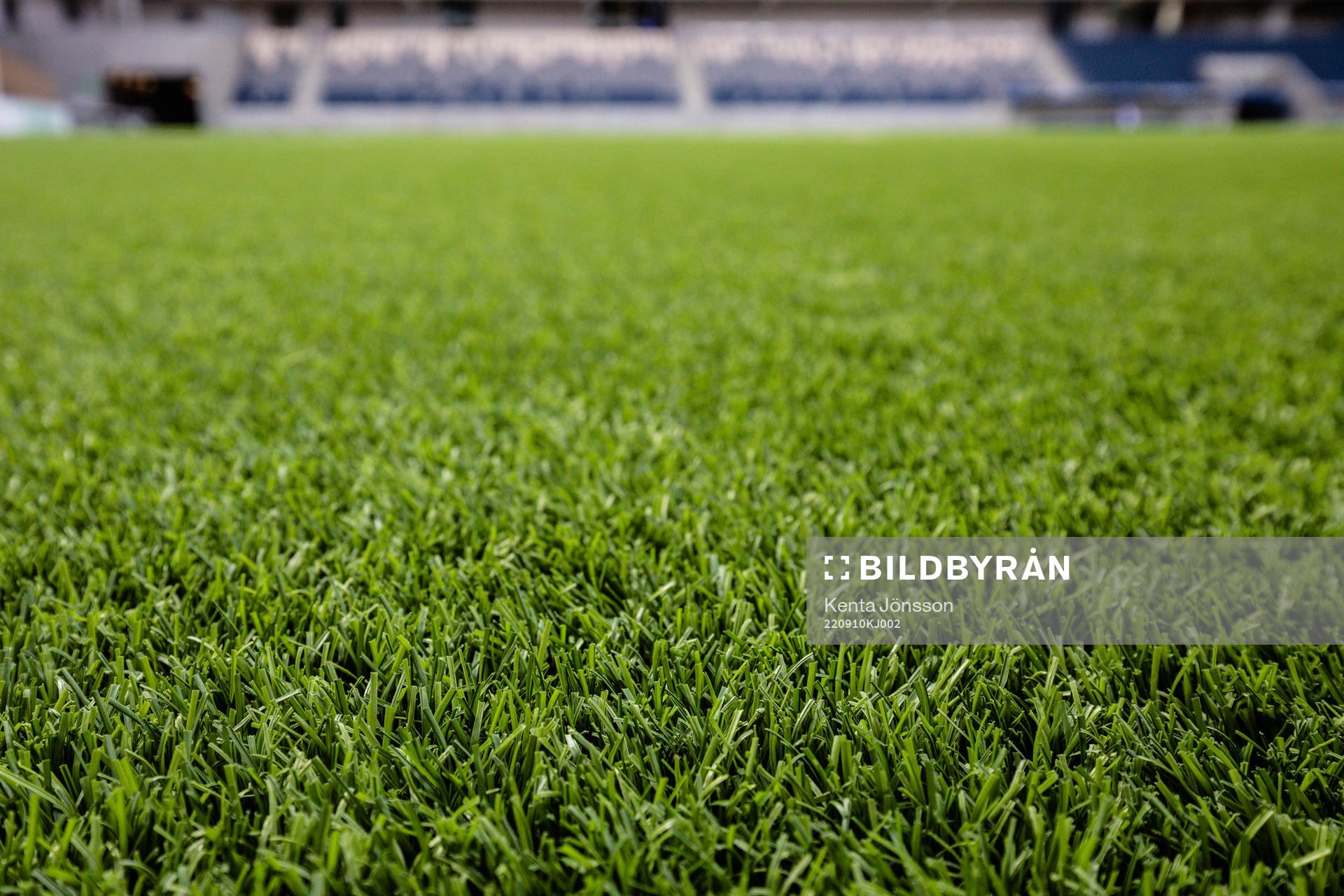 Konstgräs på Studenternas inför fotbollsmatchen i Allsvenskan mellan Sirius och Värnamo den 10 september 2022 i Uppsala. 