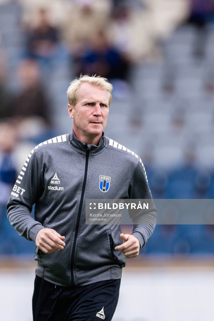 Sirius assisterande tränare Petter Hansson