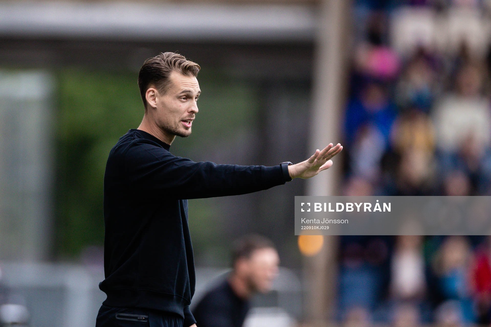 Sirius tränare Daniel Bäckström