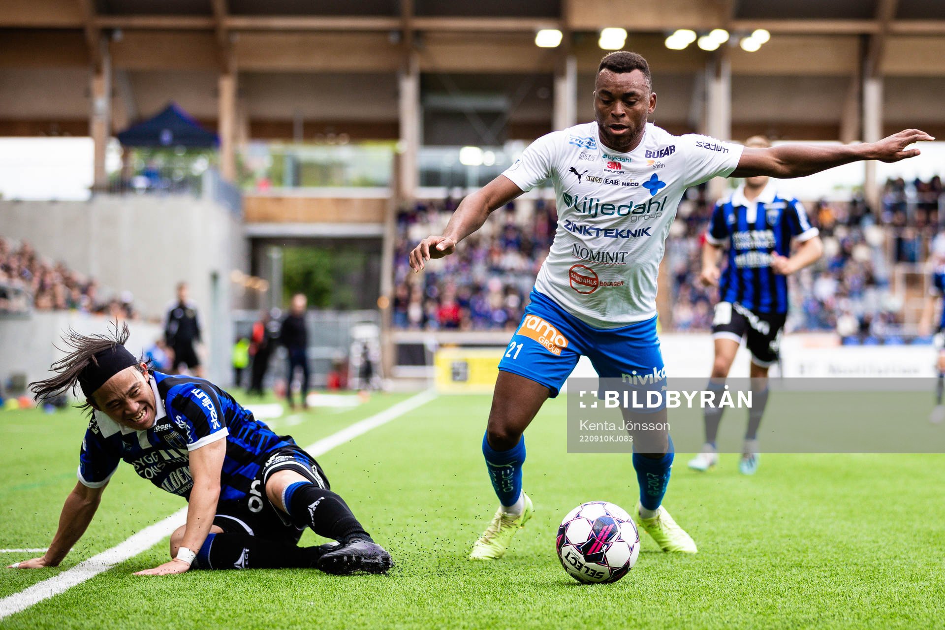 Sirius Yukiya Sugita och Värnamos Abdussalam Magashy