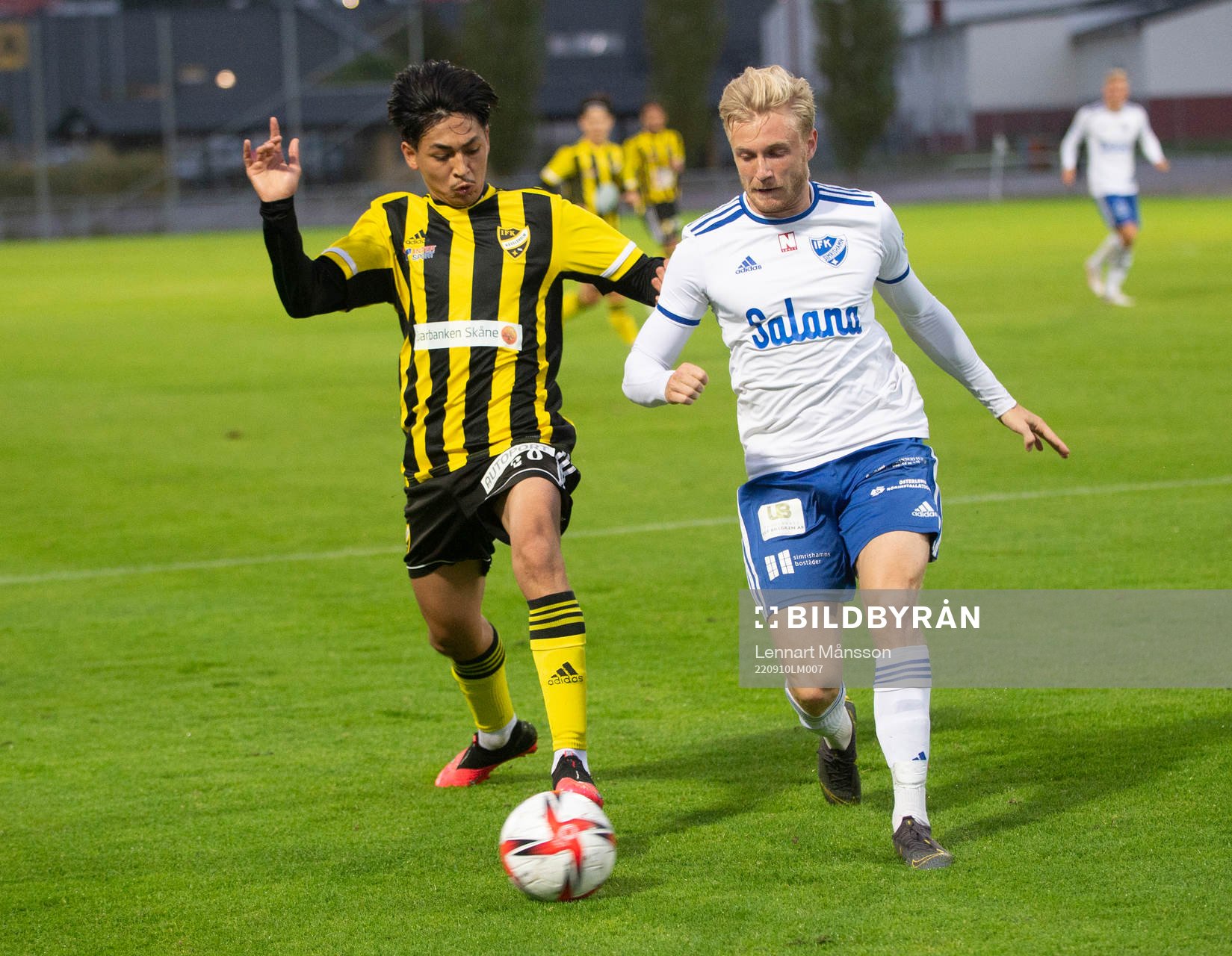 IFK Hässleholms  Mustafa Salehi i matchen i DM mellan IFK