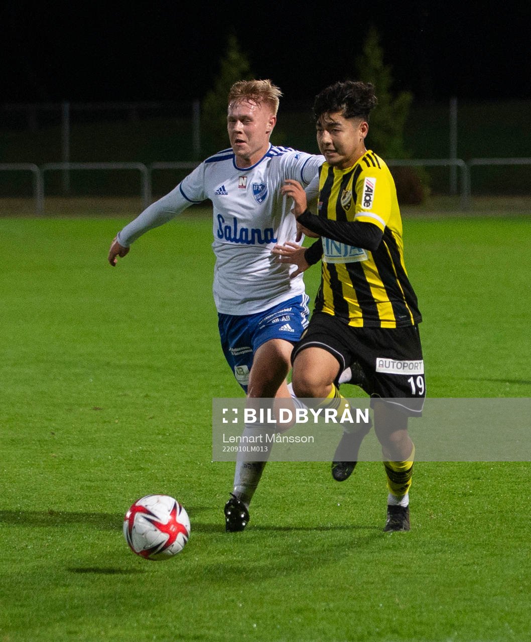 IFK Hässleholms  Ali Reza Nasari i matchen i DM mellan IFK