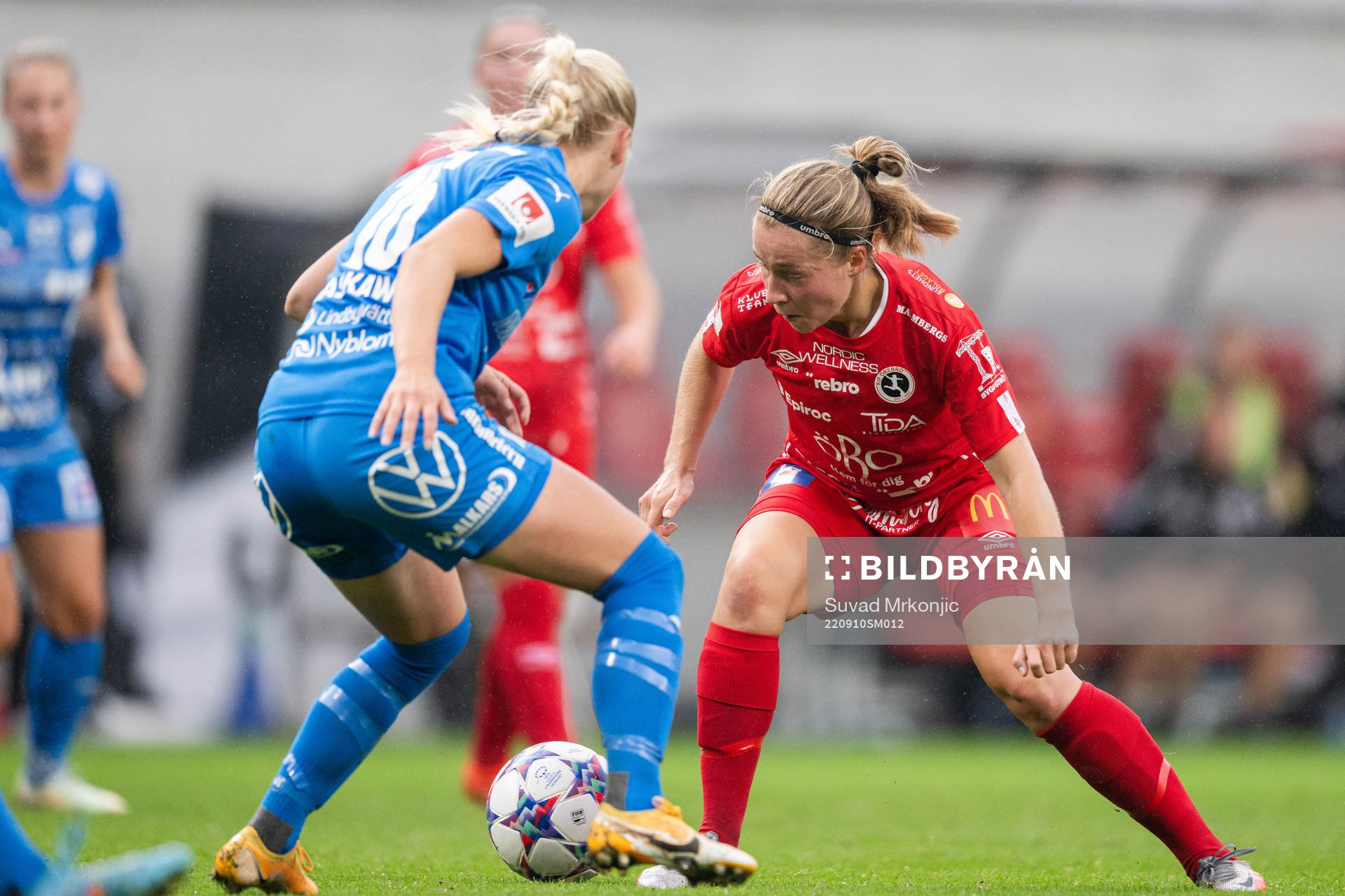 Kalmars Wilma Finnman och Örebros Heidi Kollanen