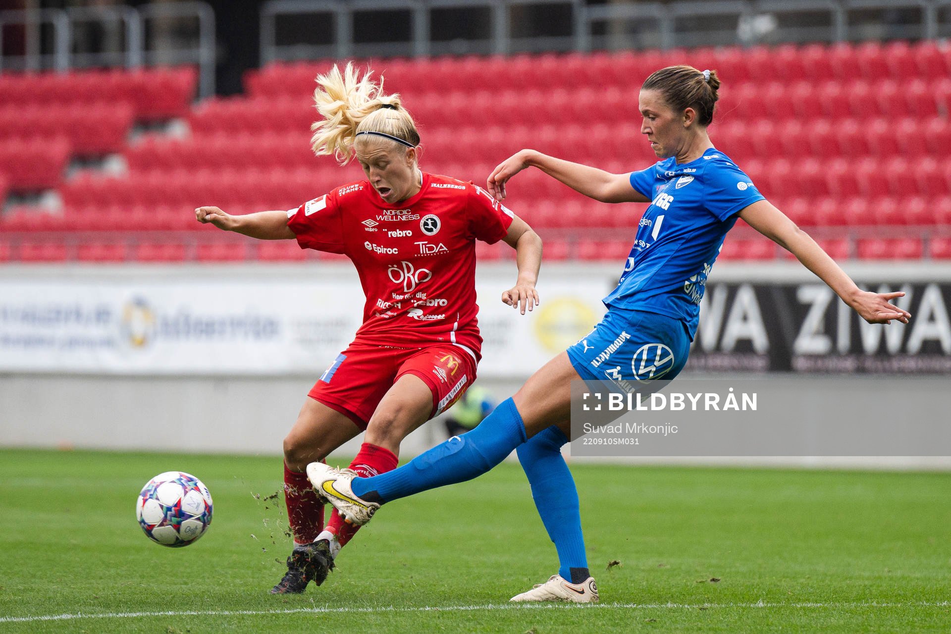 Örebros Katie Lockwood och Kalmars Allison Pantuso