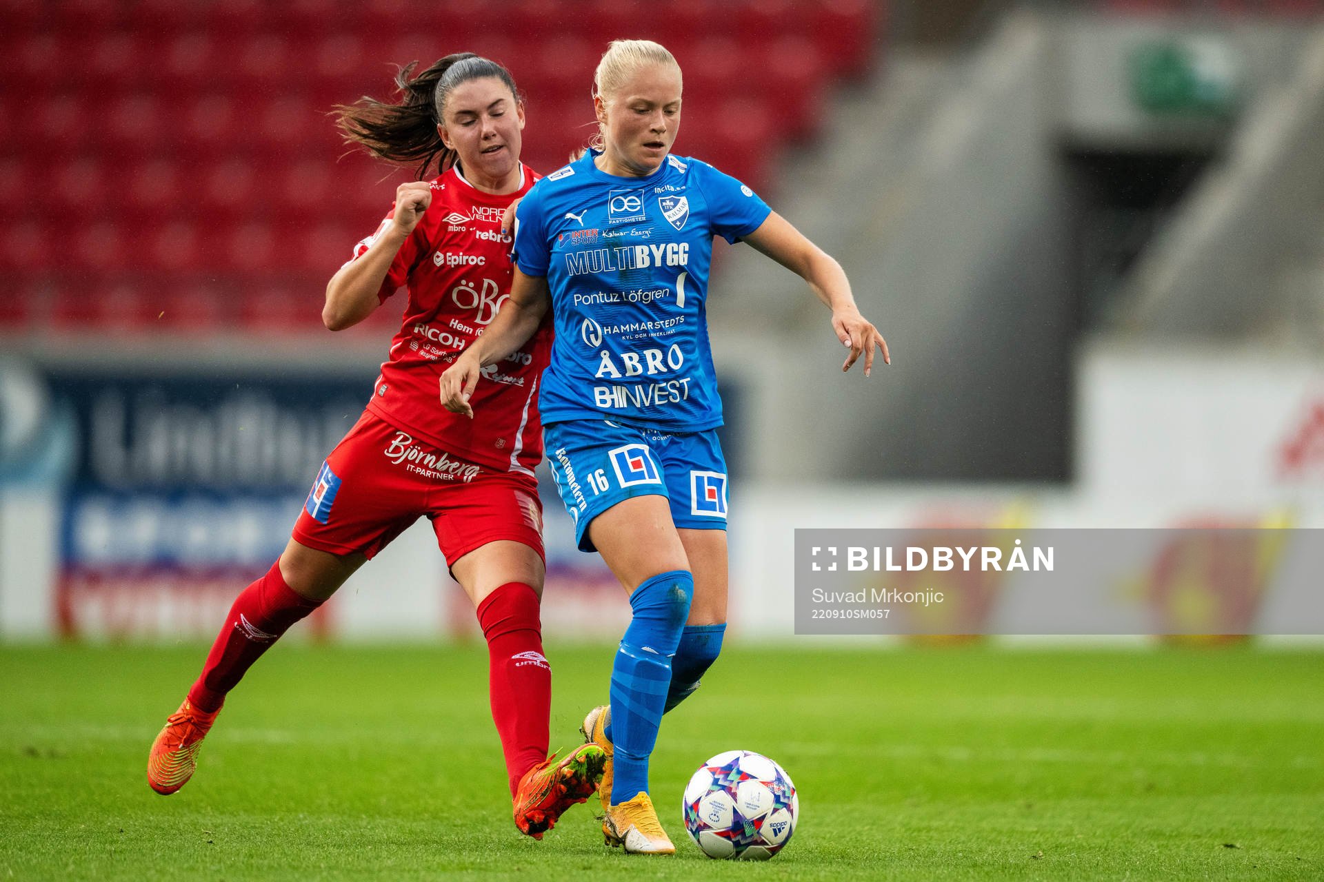 Örebros Emilia Pelgander och Kalmars Wilma Finnman