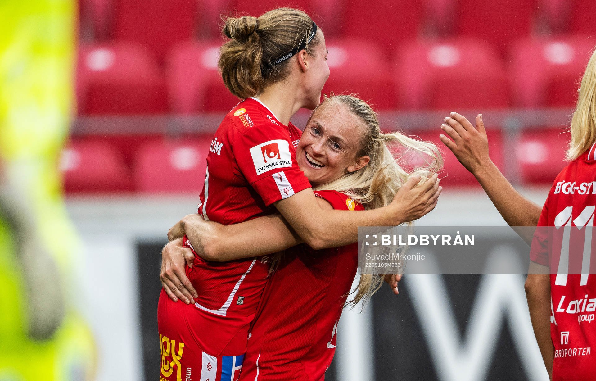 Örebros Michaela Kovacs jublar
