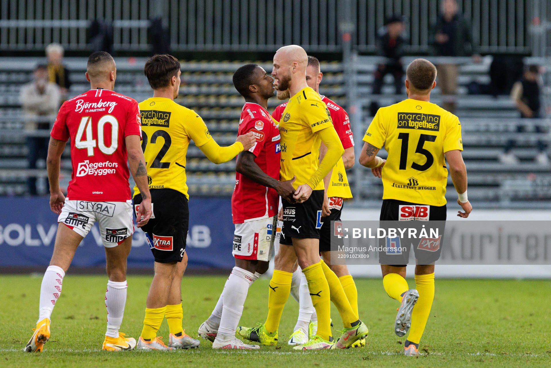 Degerfors Joseph - Claude Agyeman Gyau och Mjällbys Adam