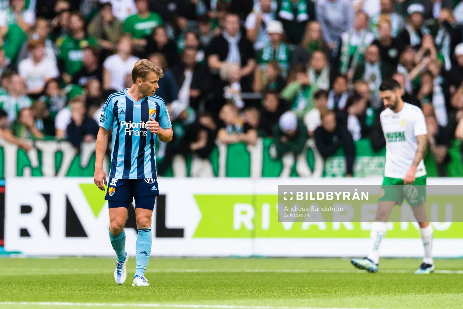 Djurgårdens Rasmus Schüller deppar
