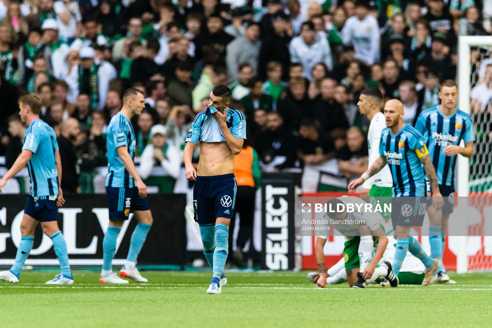 Djurgårdens Haris Radetinac deppar