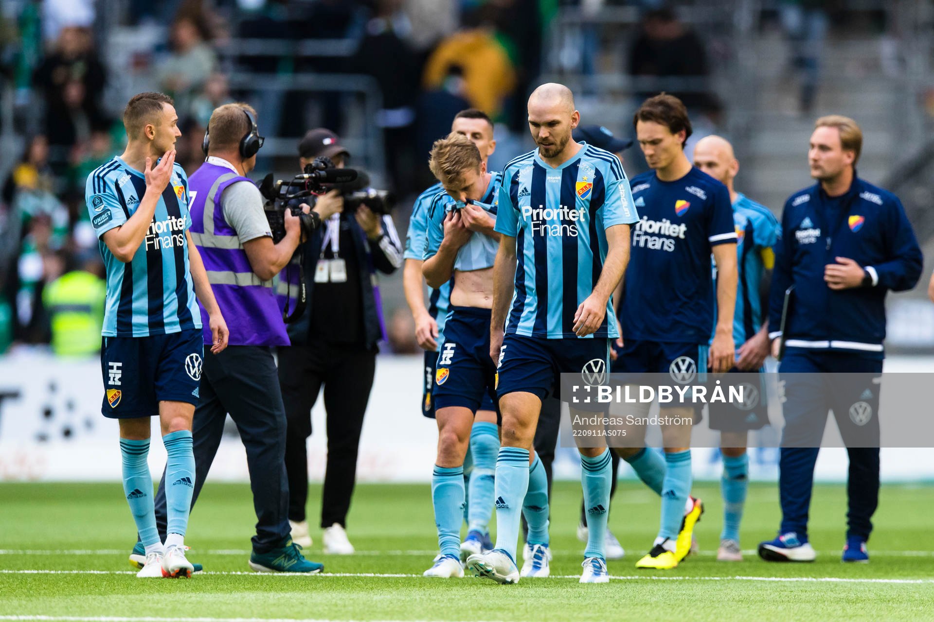 Djurgårdens spelare deppar