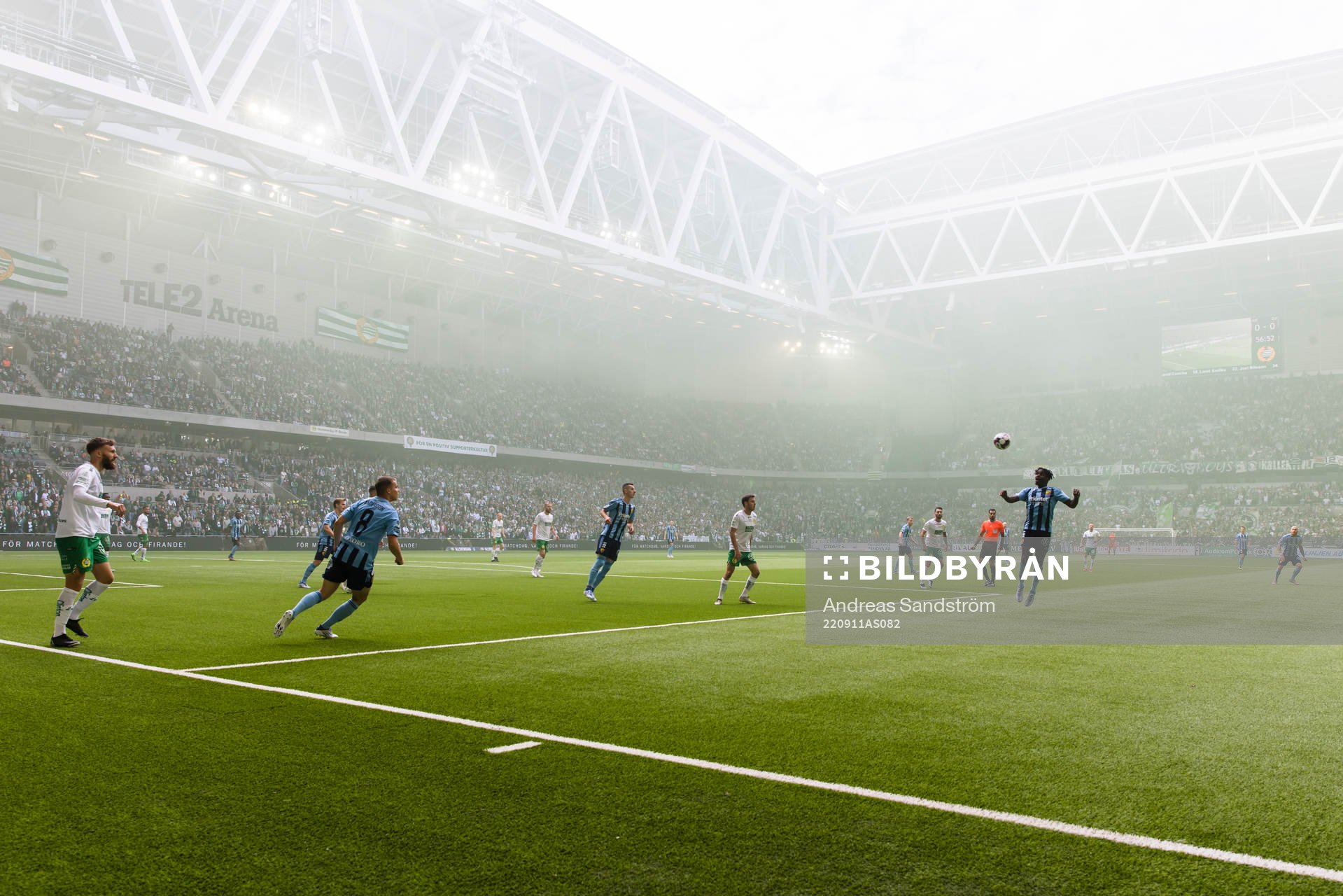 Djurgårdens Joel Asoro med boll