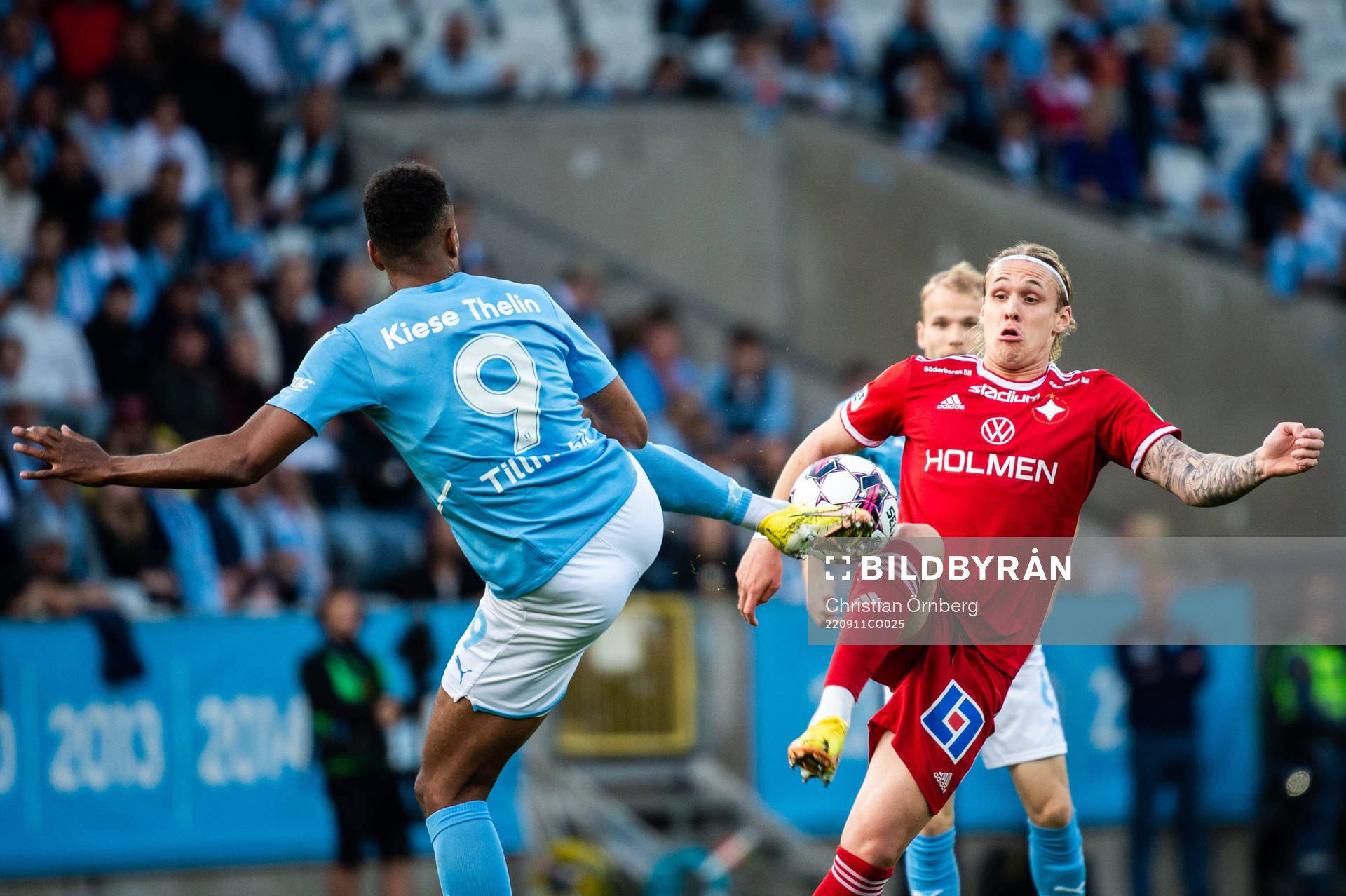 Malmö FFs Isaac Kiese Thelin och IFK Norrköpings Arnor