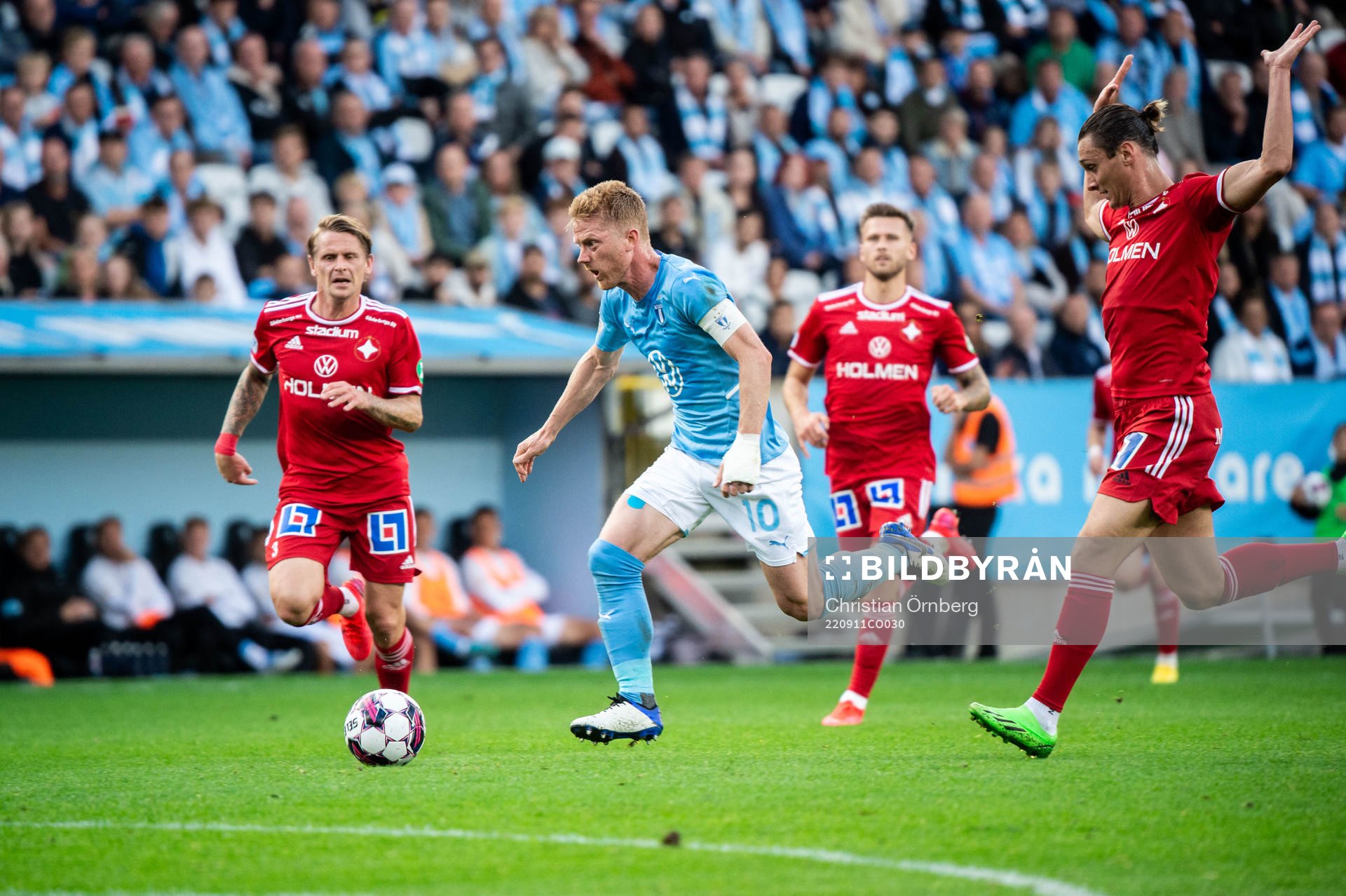 Malmö FFs Anders Christiansen och IFK Norrköpings