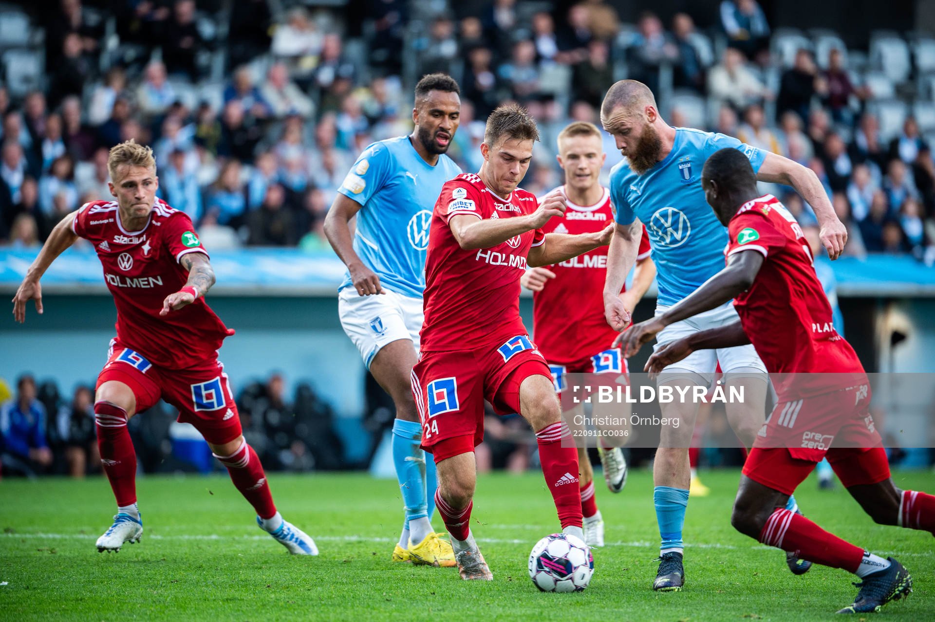 Malmö FFs Jo Inge Berget och Isaac Kiese Thelin och IFK