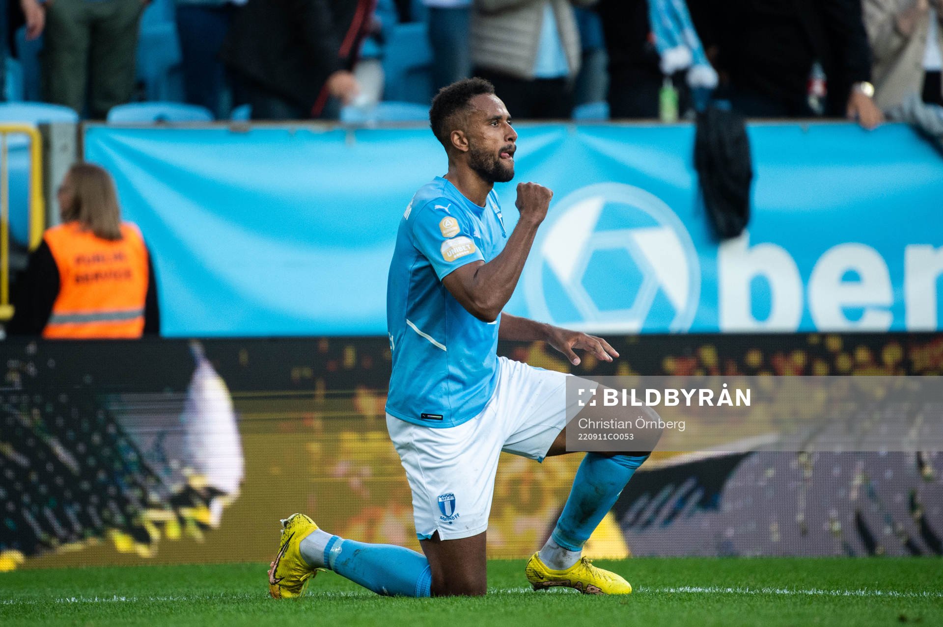 Malmö FFs Isaac Kiese Thelin jublar