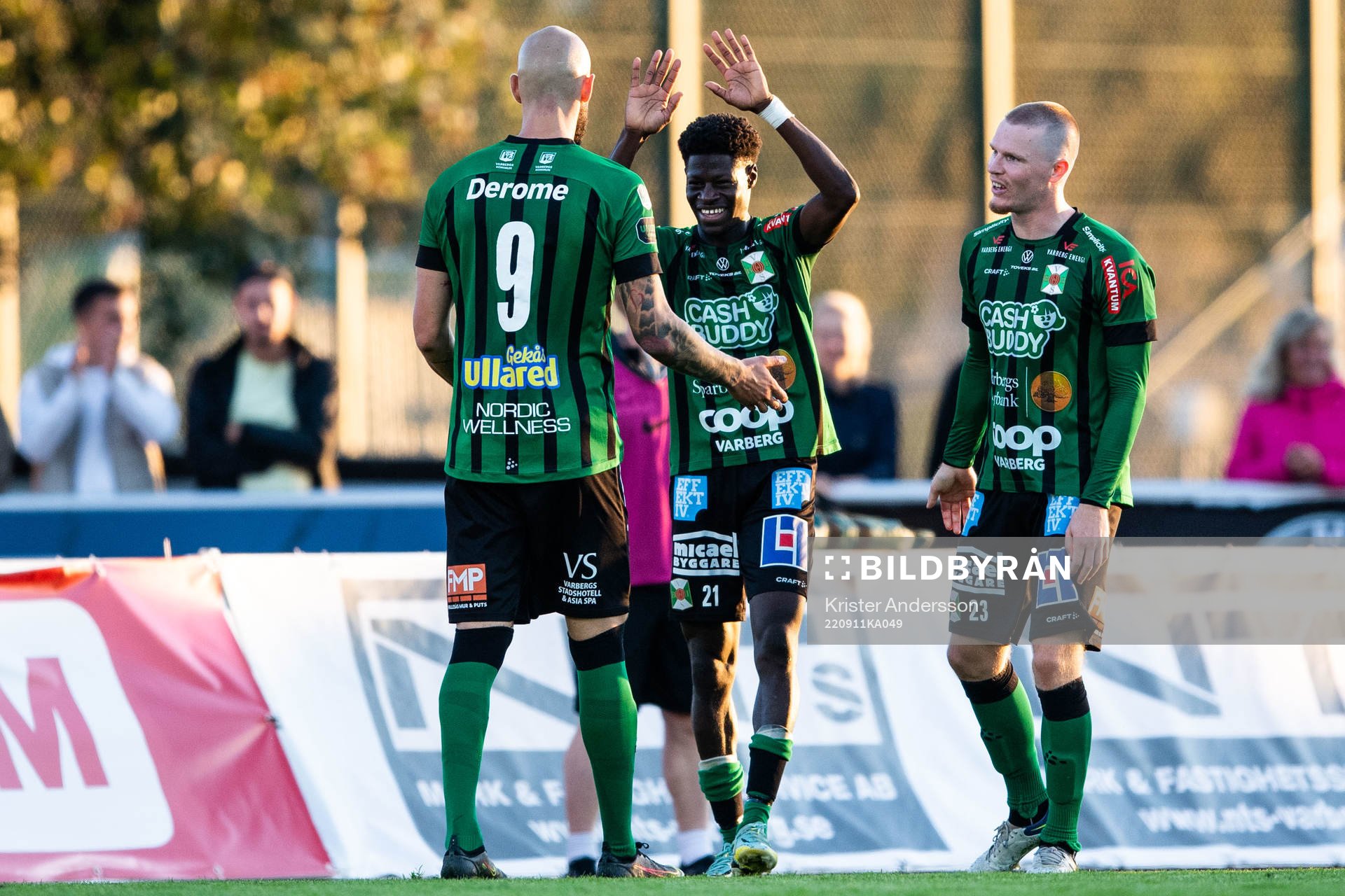 Varbergs Filipe Sisse jublar