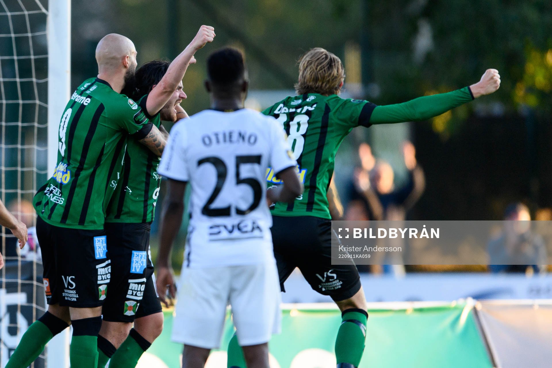 Varbergs Robin Tranberg jublar