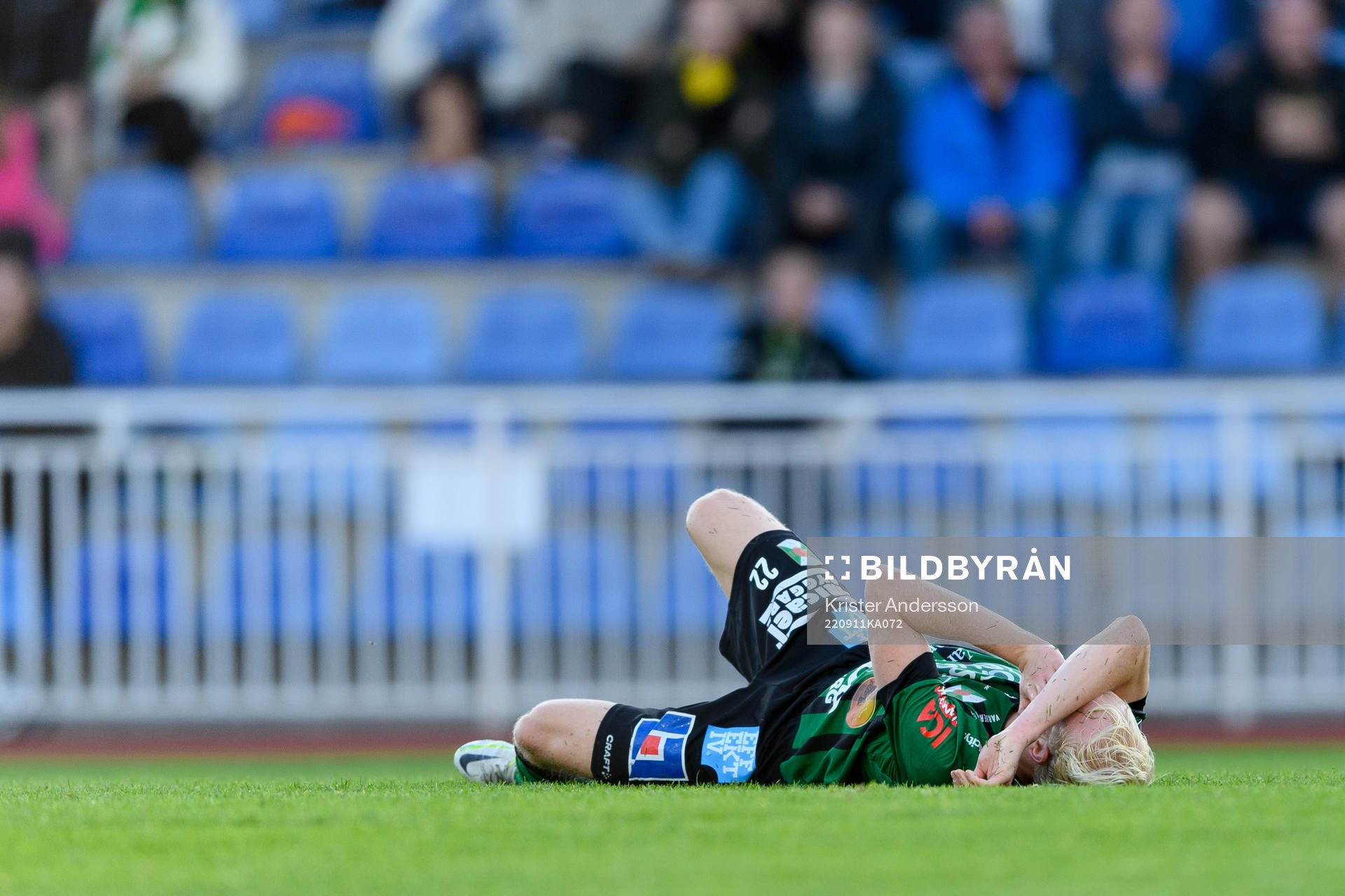 Varbergs André Boman har ont