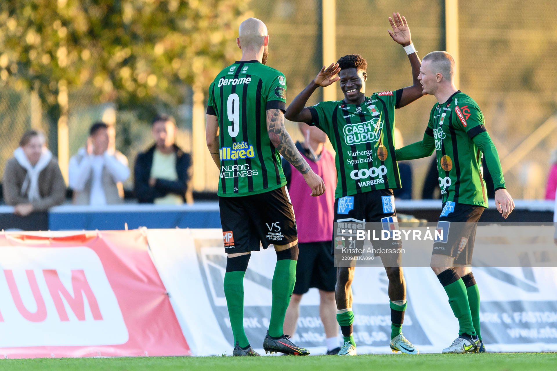 Varbergs Filipe Sisse jublar