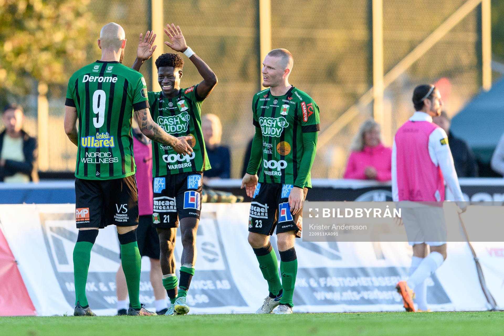 Varbergs Filipe Sisse jublar