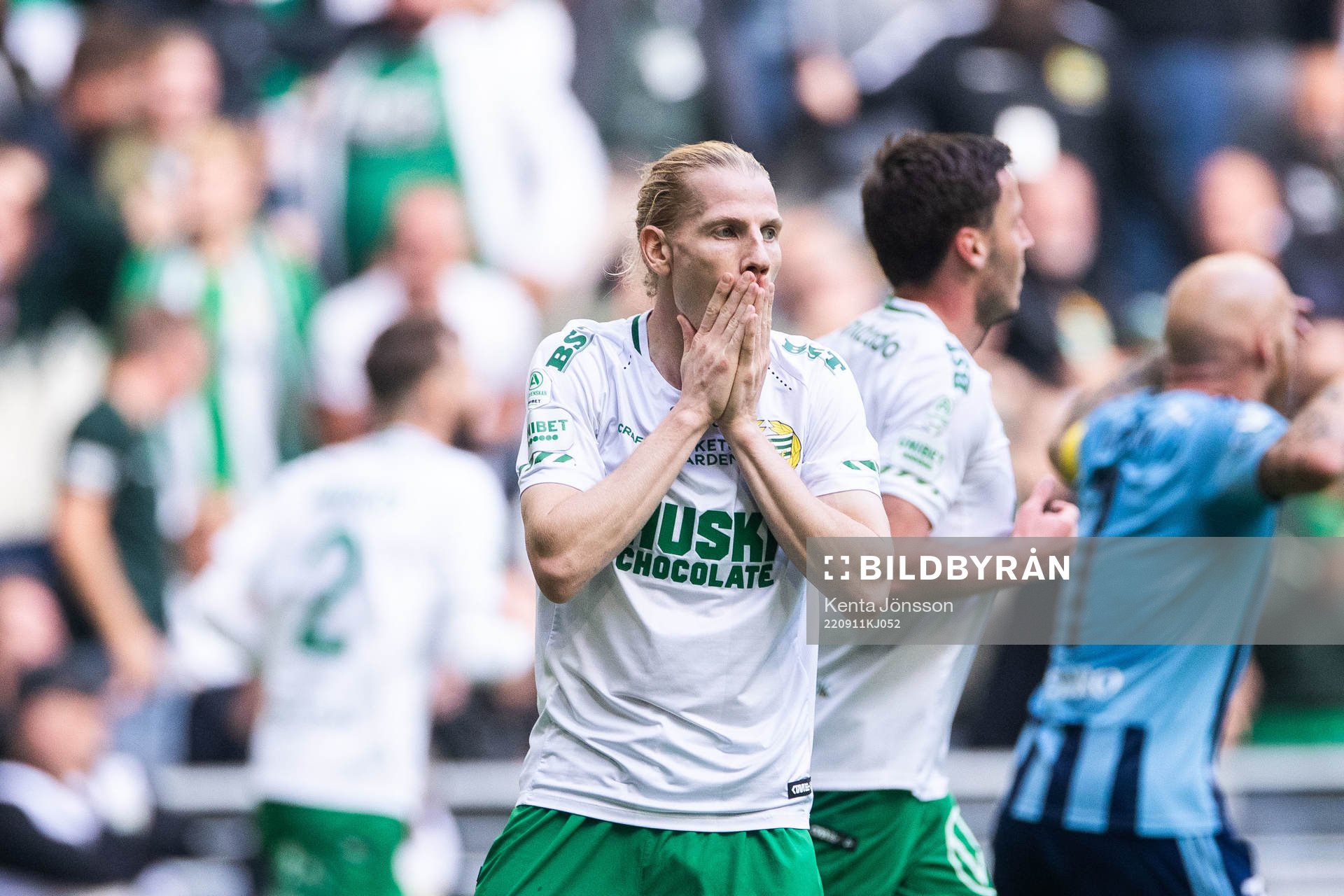 Hammarbys Gustav Ludwigson deppar