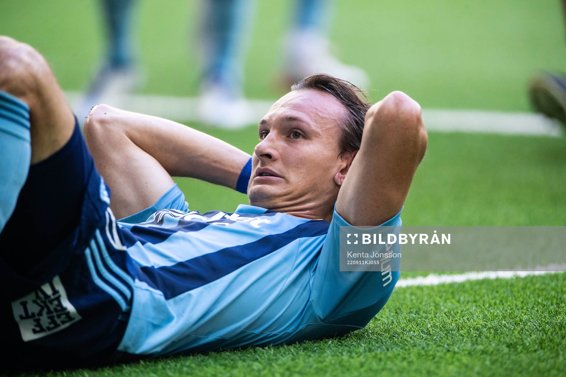 Djurgårdens Hjalmar Ekdal har ont och deppar