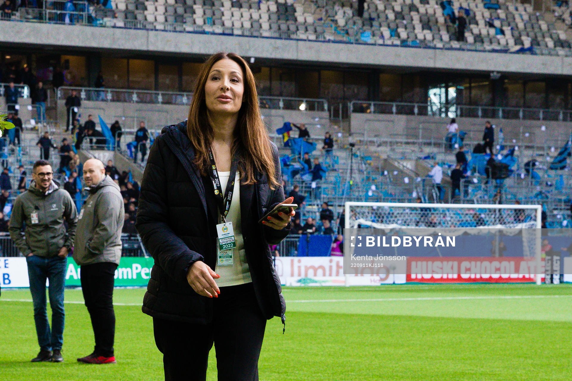 Hammarbys team manager Atena Gerontidou