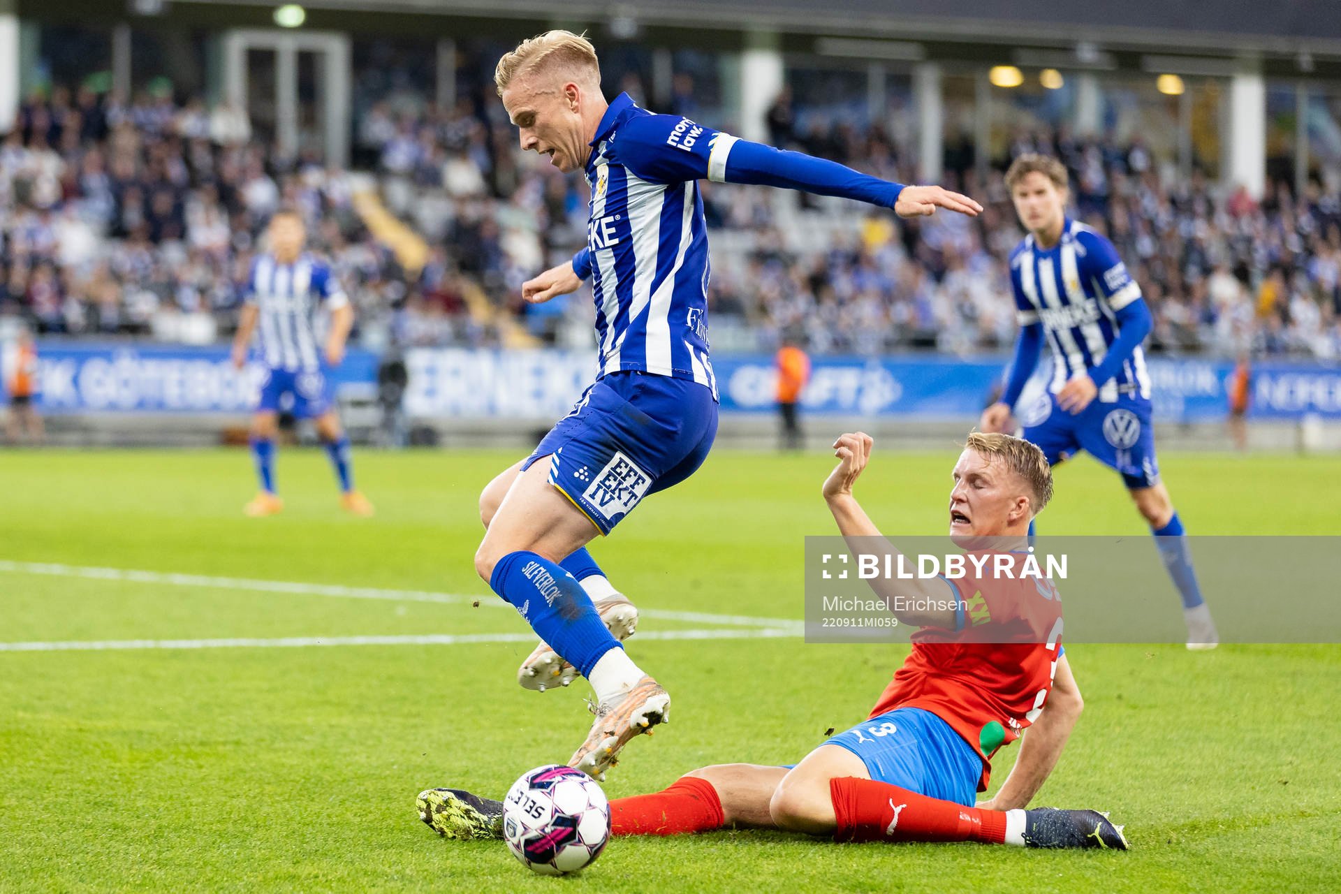 IFK Göteborgs Oscar Wendt och Helsingborgs Casper Widell