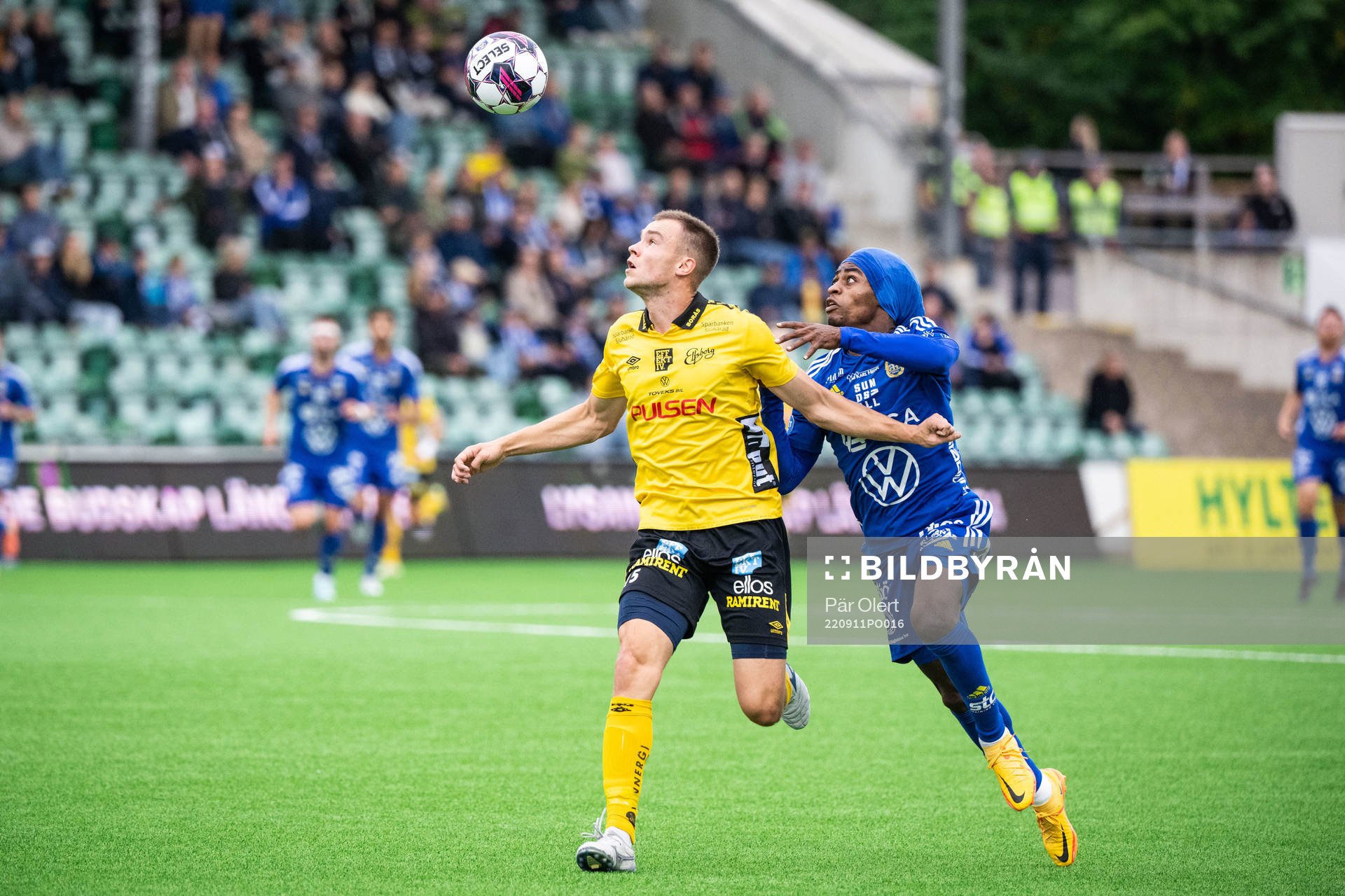 Elfsborgs +el25+och GIF Sundsvalls Ronaldo Damus under fotbollsmatchen i Allsvenskan mellan GIF Sundsvall och Elfsborg den 11 september 2022 i Sundsvall.